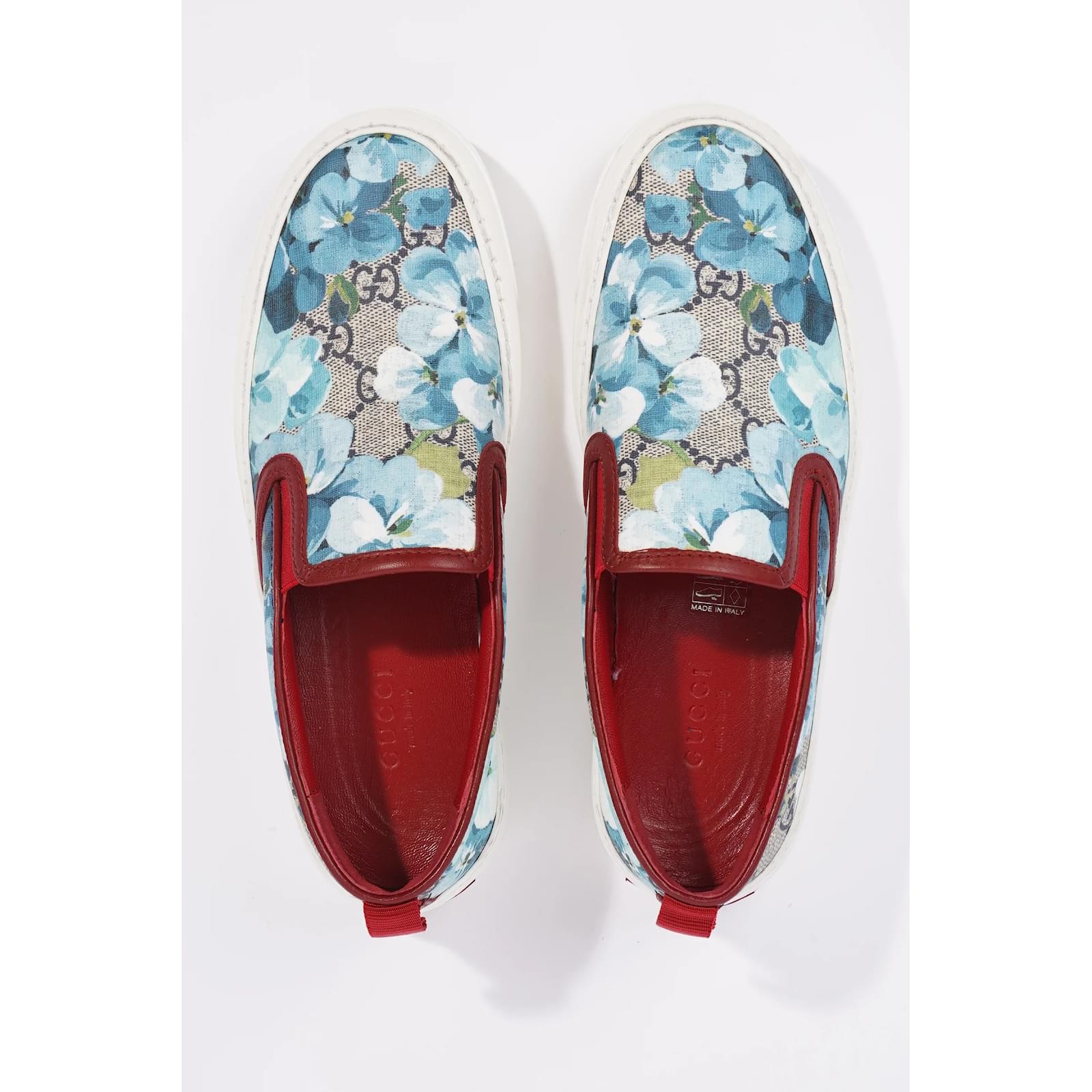 Gucci floral slip on sale ons