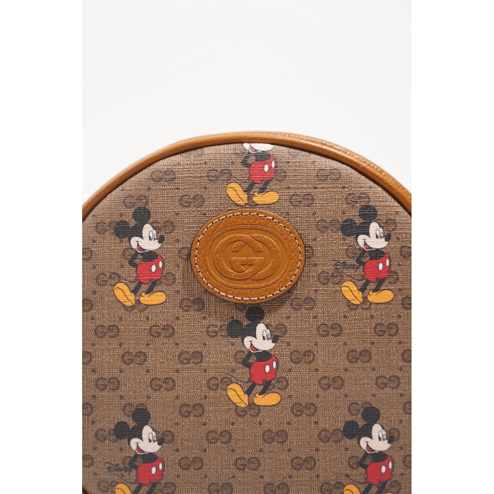 Gucci xDisney Mickey Mouse Round Backpack - Supreme - Couture USA