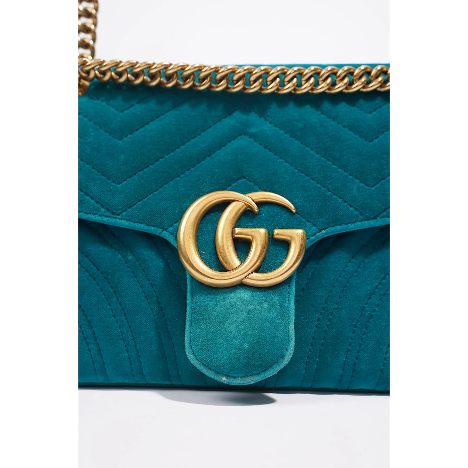 Sac gucci vert clearance velour