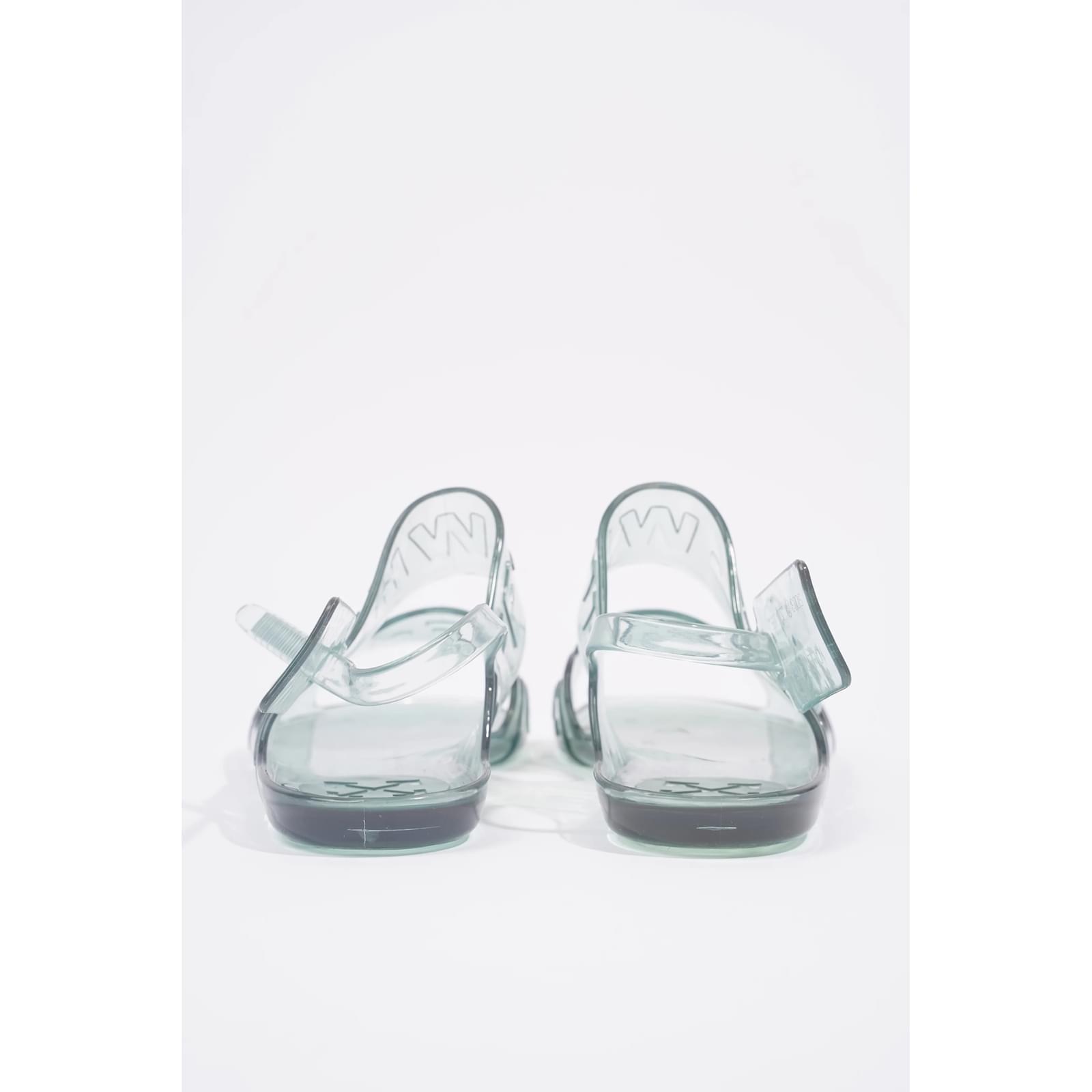 Off White Jelly Sandal Light Blue EU 37 UK Rubber