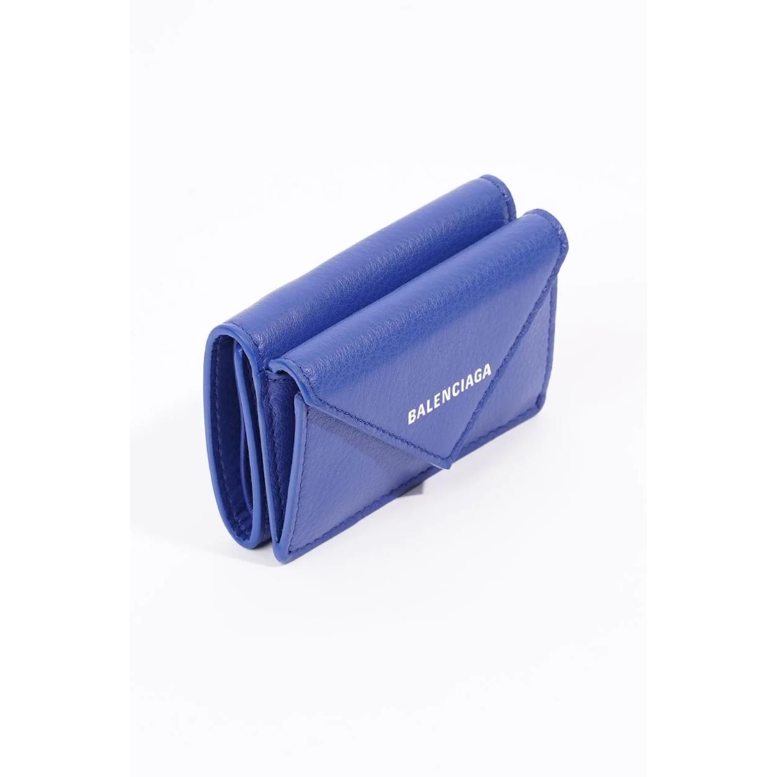 Balenciaga hot sale wallet blue