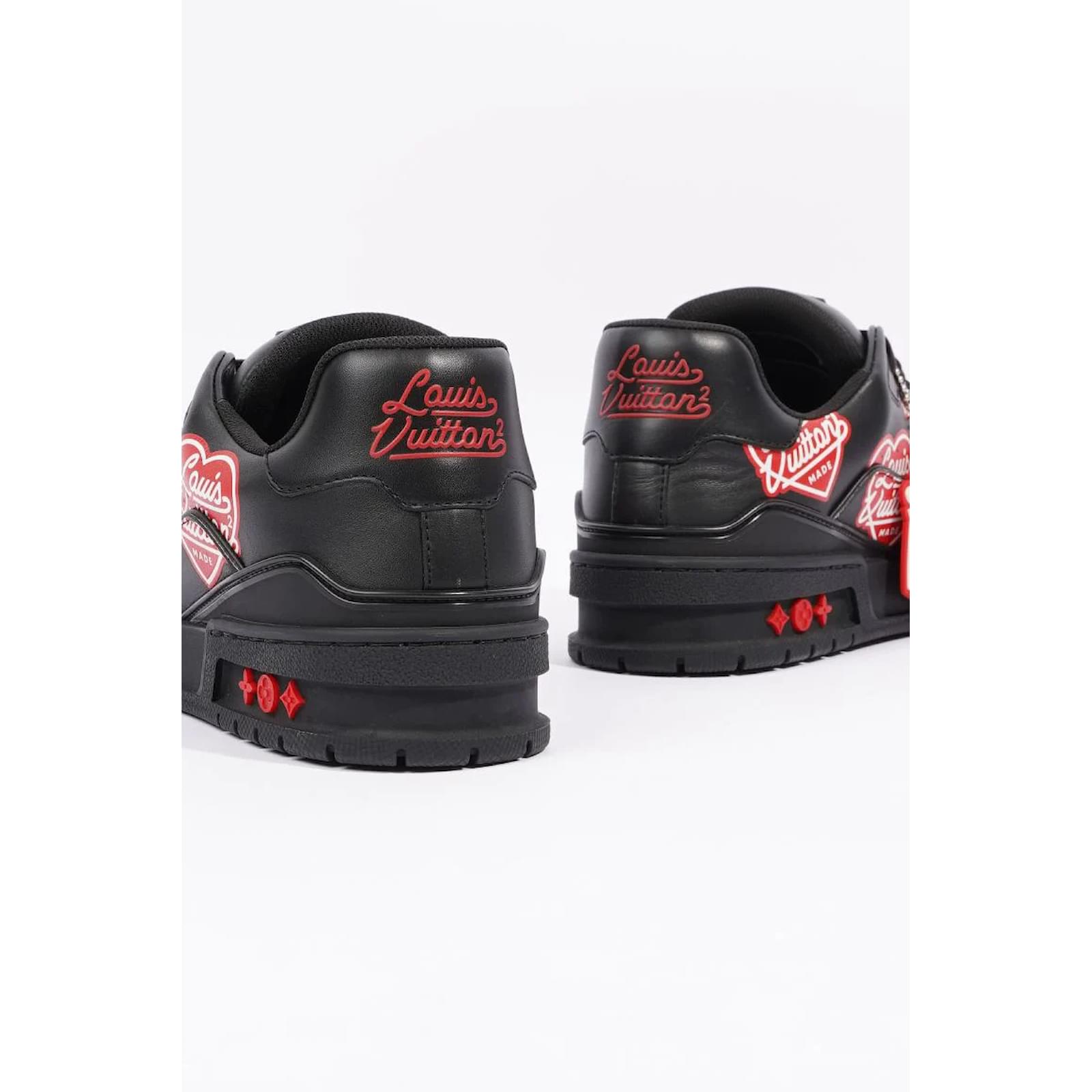 Louis Vuitton Mens Virgil Abloh x Nigo LV Made Heart Trainer Black