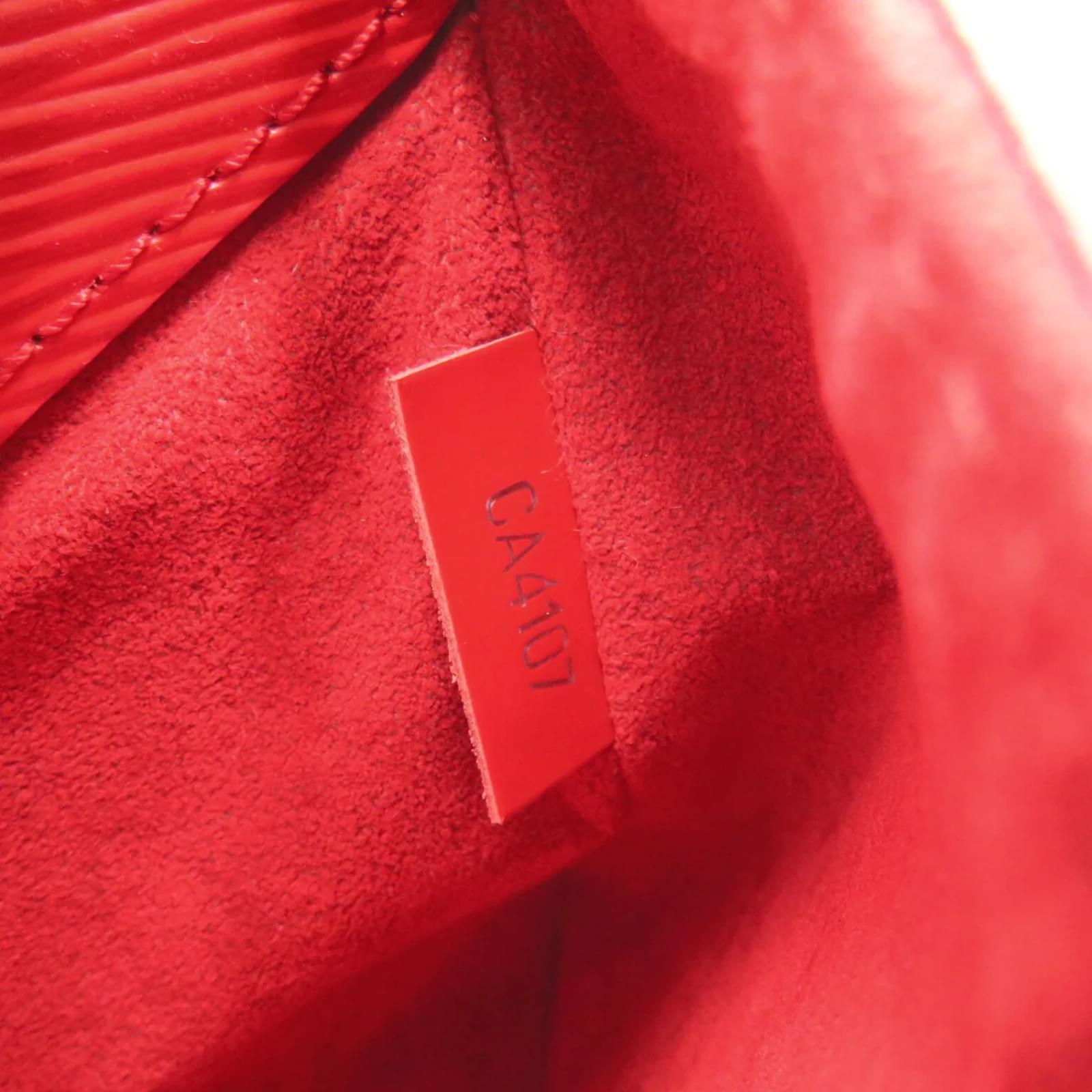 Louis Vuitton Epi Monogram Saint Michel M44031 Red Cloth ref
