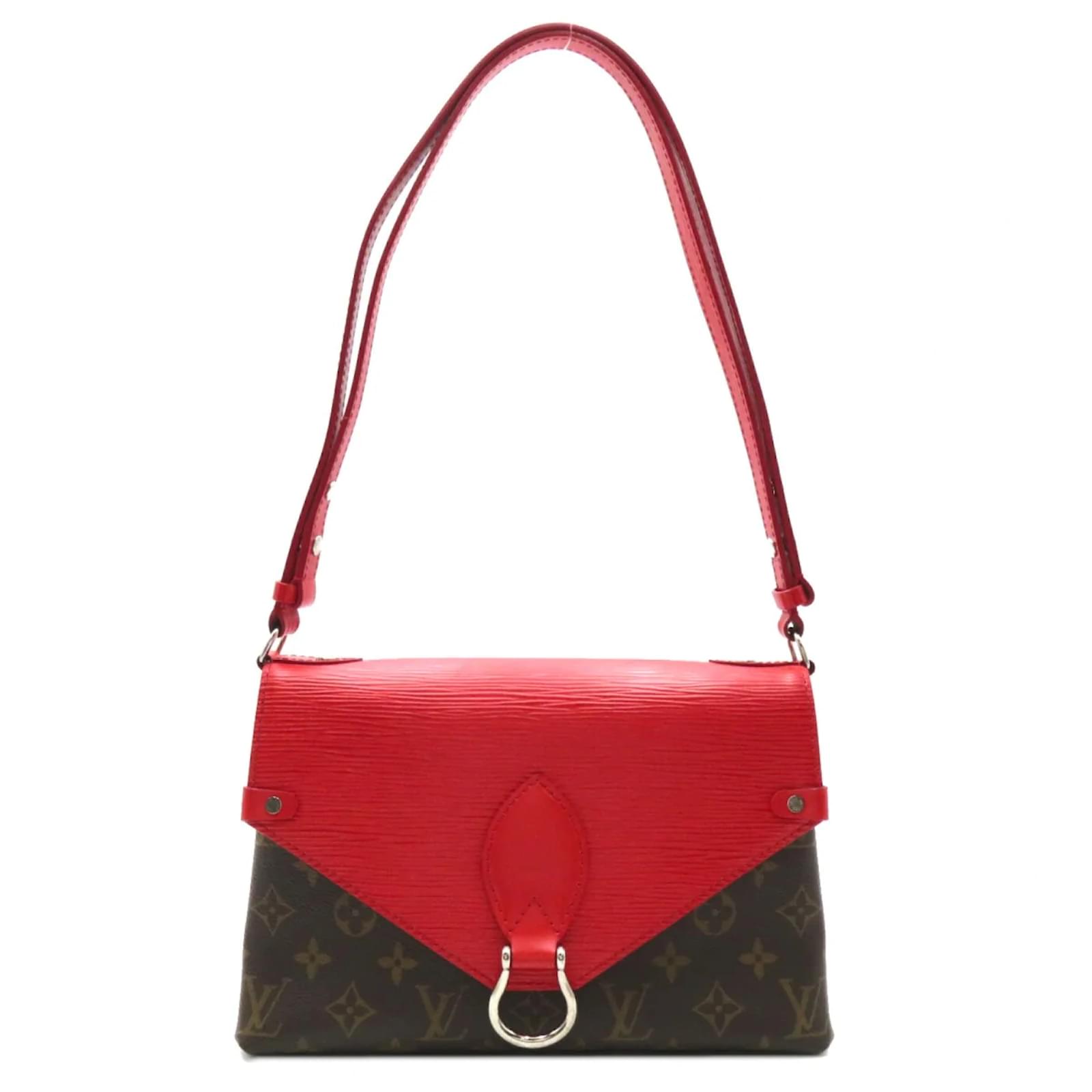 Louis Vuitton Epi Monogram Saint Michel M44031 Red Cloth ref.1006775 - Joli  Closet
