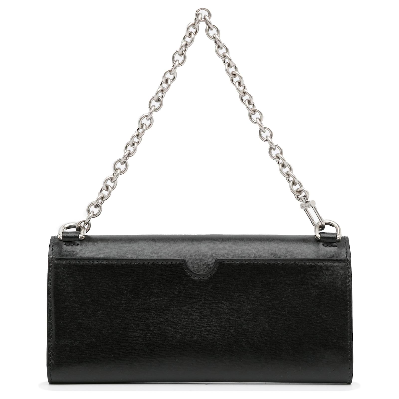 JITNEY VANITY WALLET ON CHAIN BLACK NO C in black