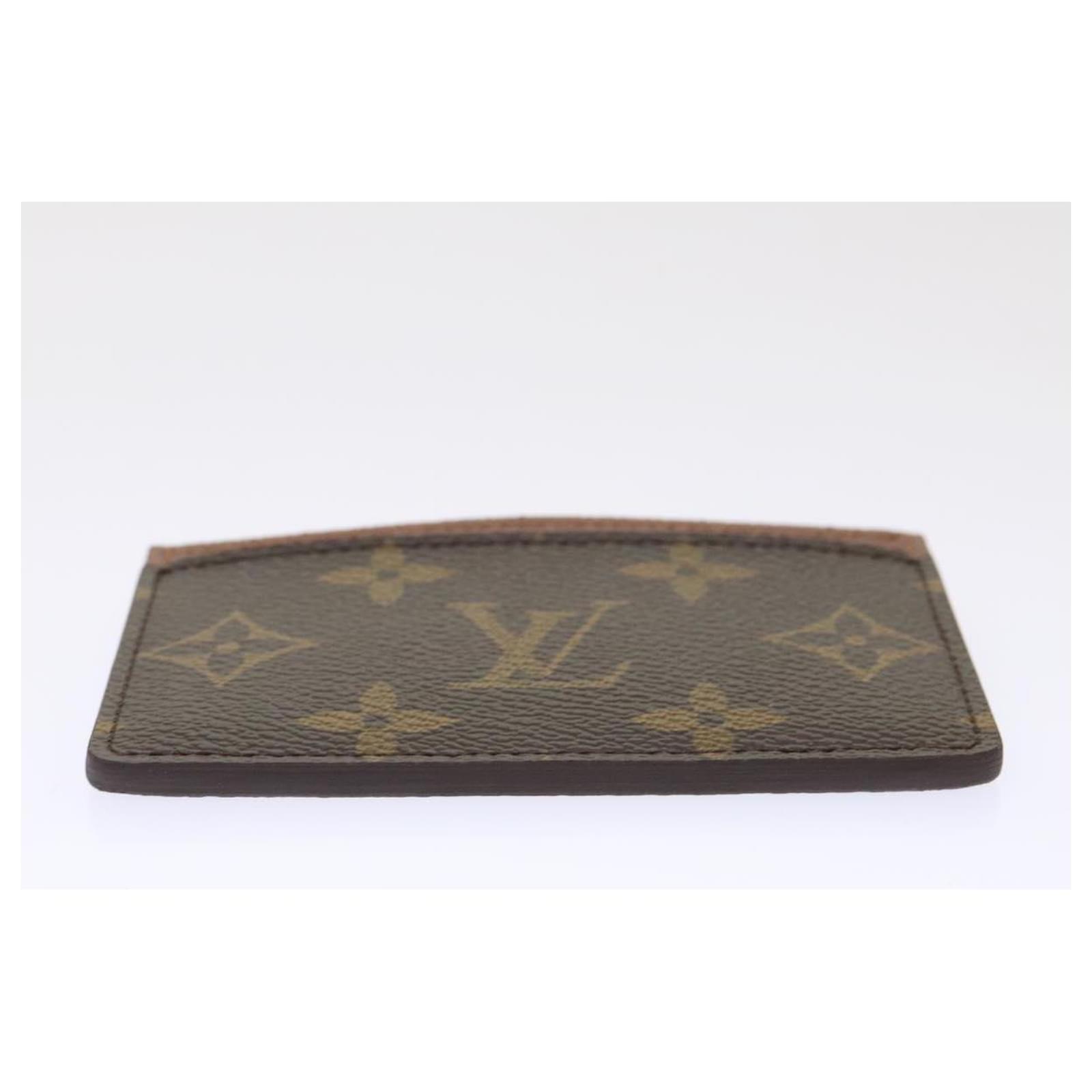 LOUIS VUITTON Porte Cartes Simple Card Case Monogram M61733