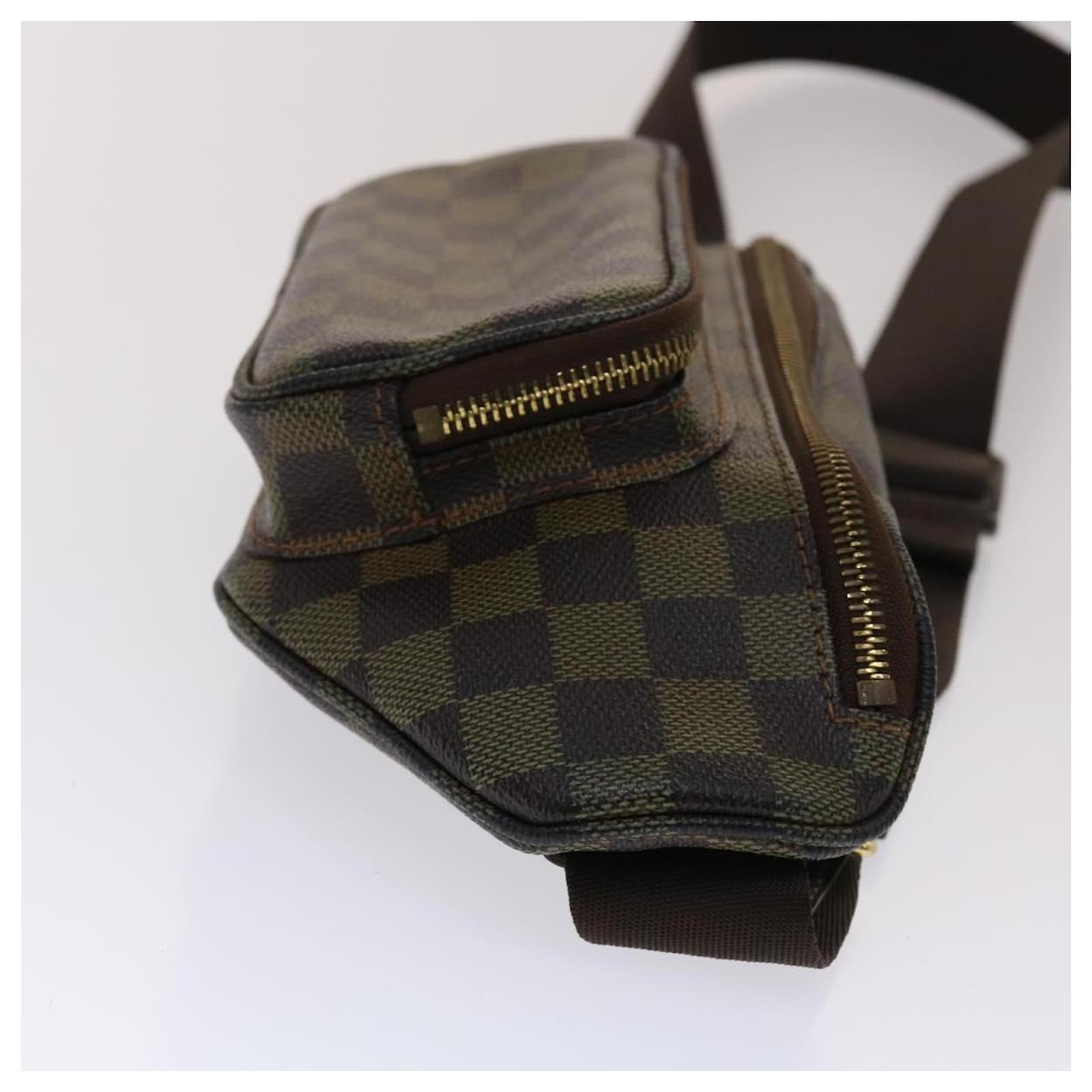 LOUIS VUITTON Damier Ebene Melwil Waist bag N51172 LV Auth rd5511