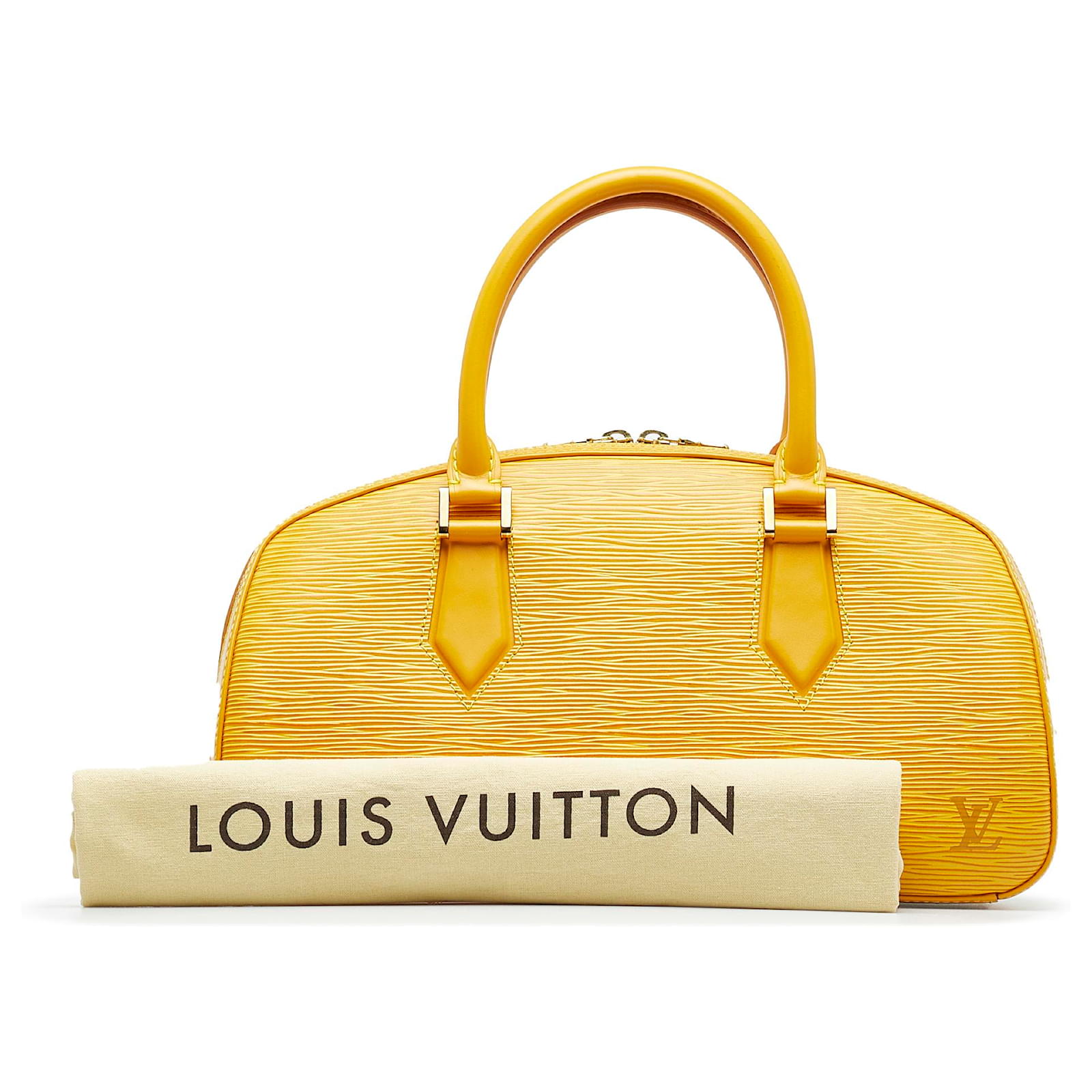 Louis Vuitton Tassil Yellow Epi Leather Jasmin Bag w/ Long Strap