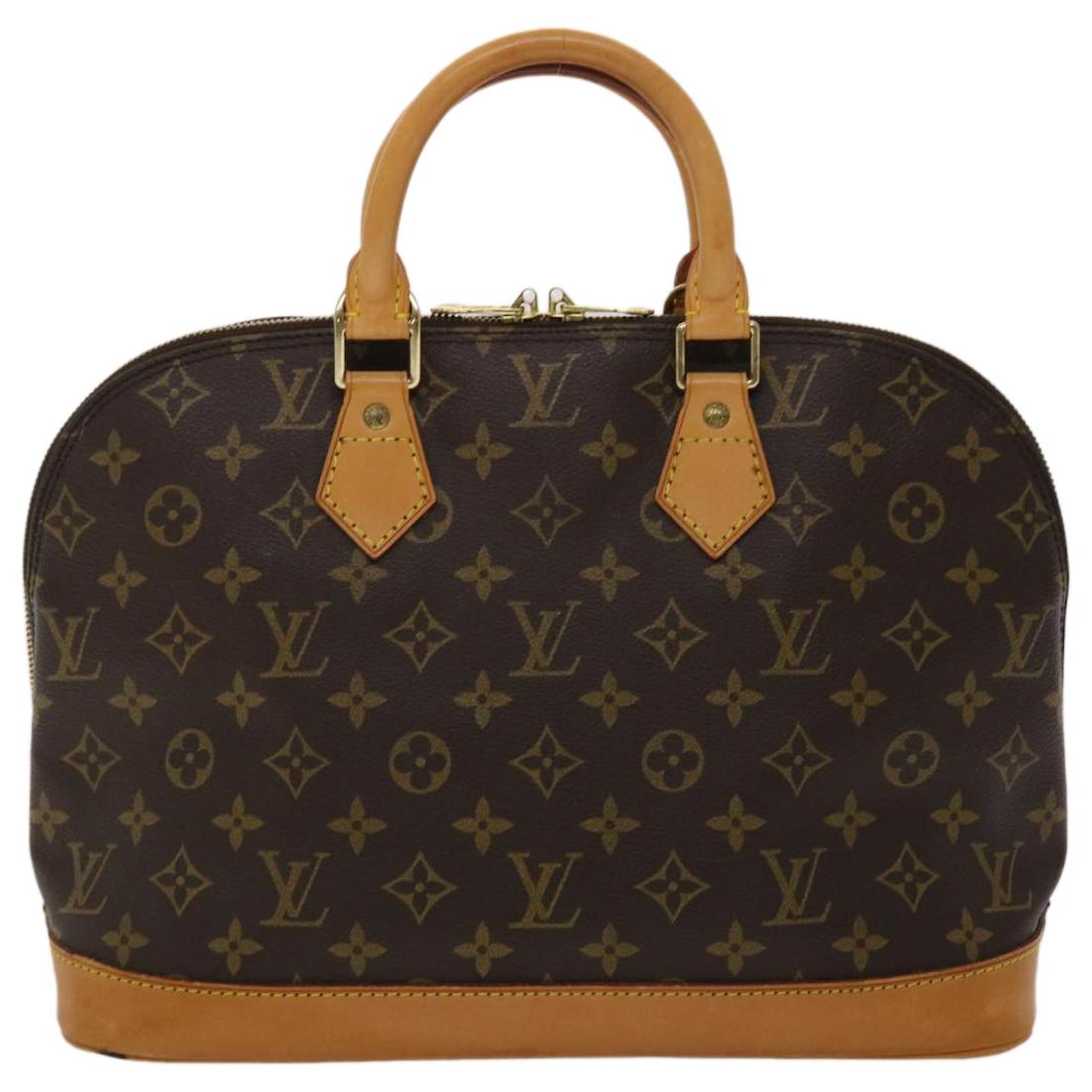 Louis Vuitton Alma Small Model Handbag in Vanilla Yellow EPI Leather