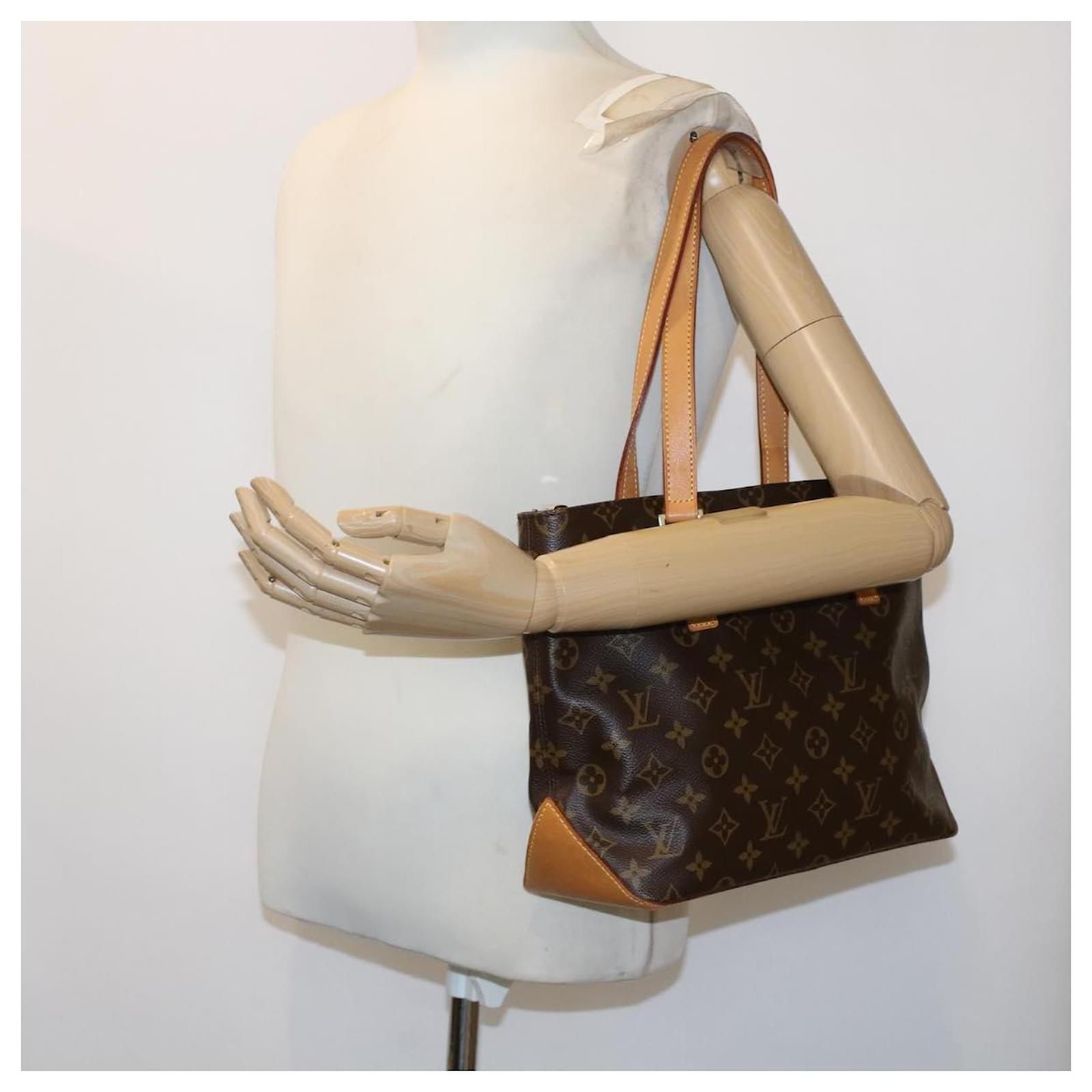 LOUIS VUITTON Monogram Empreinte Citadine PM Tote Bag White M40554