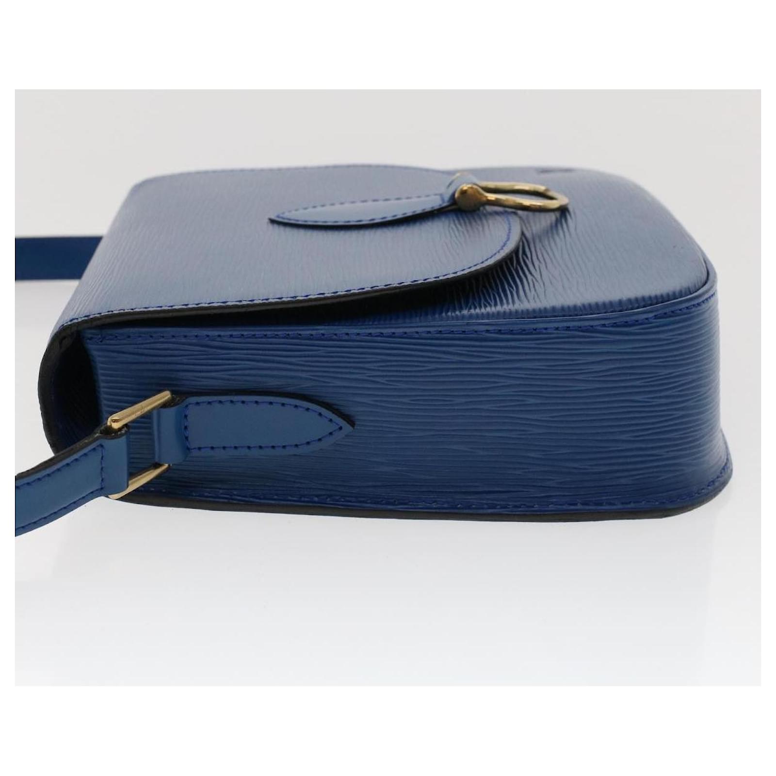 Louis Vuitton Epi Saint Cloud Crossbody Bag Toledo Blue M52195