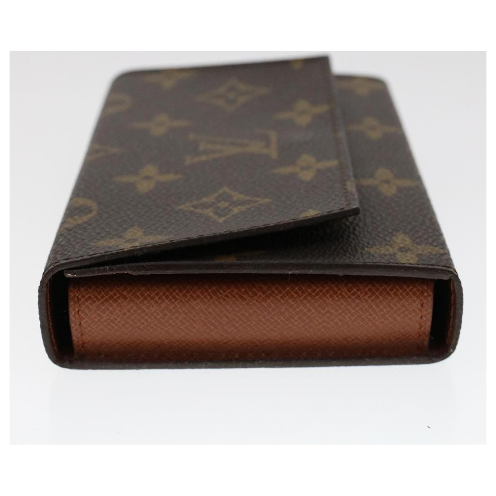 LOUIS VUITTON Monogram Playing Cards Case LV Auth 48335 Cloth ref