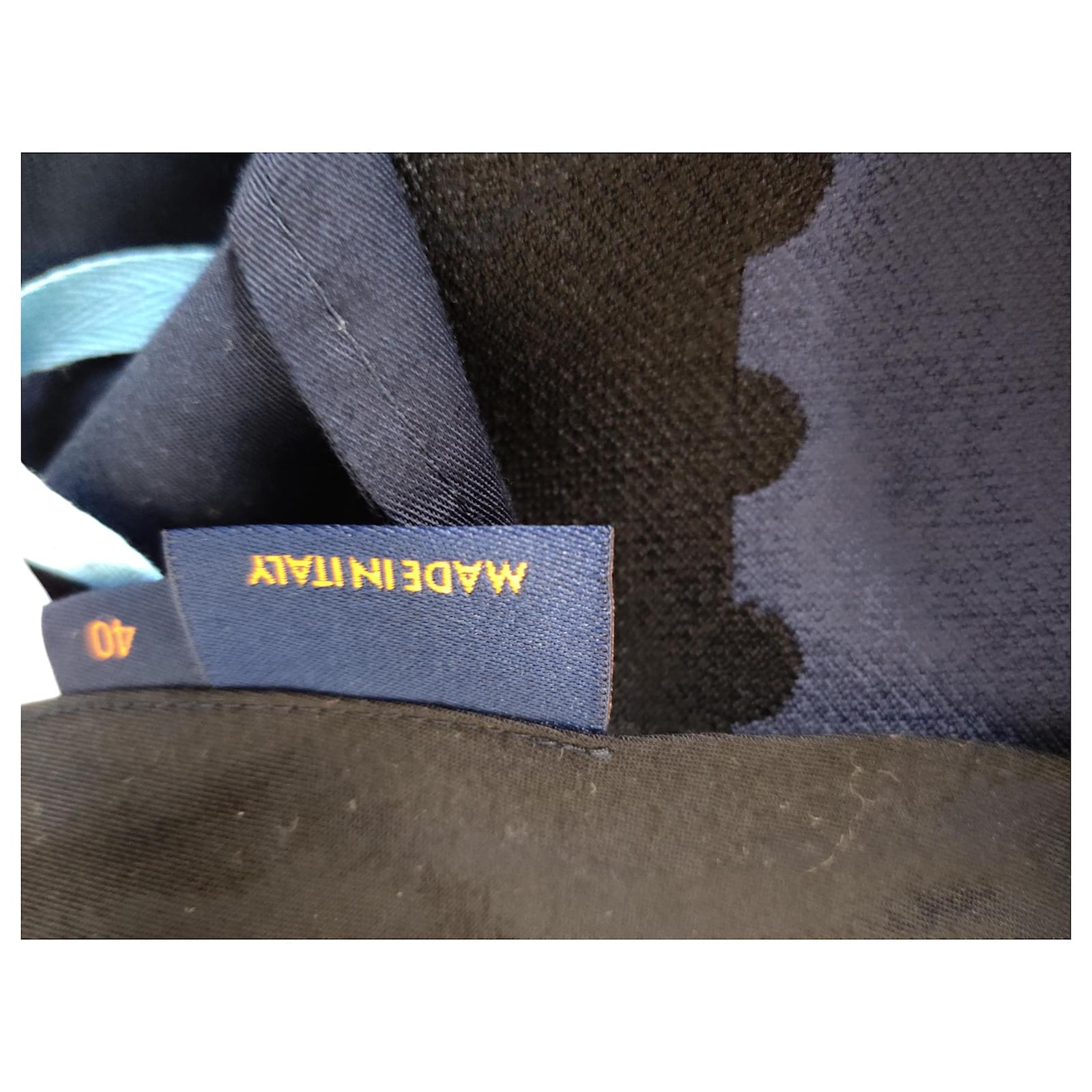 Pantalones Louis Vuitton x Nigo Azul marino Lana ref.971607 - Joli