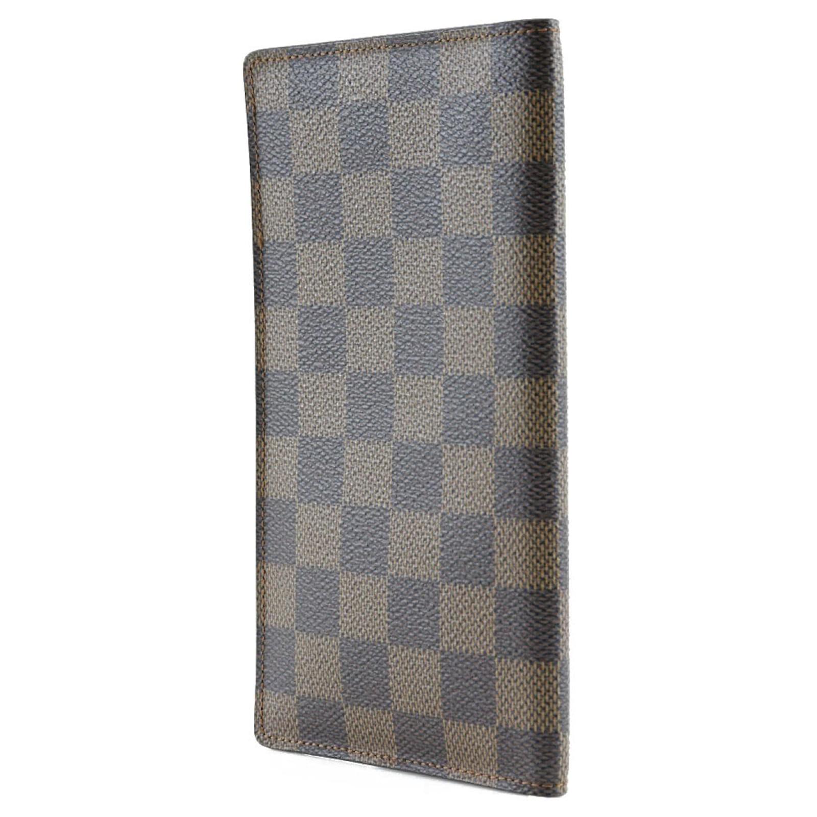 Louis Vuitton Portefeuille Brazza Brown Cloth ref.972494 - Joli Closet