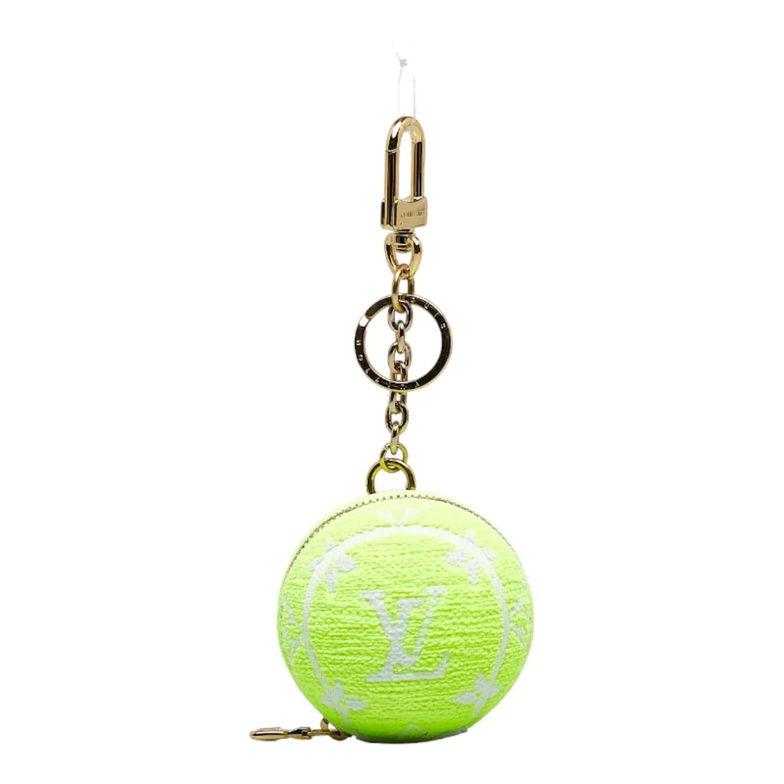 Louis Vuitton LV Set And Match Keyring M00842 Yellow Cotton