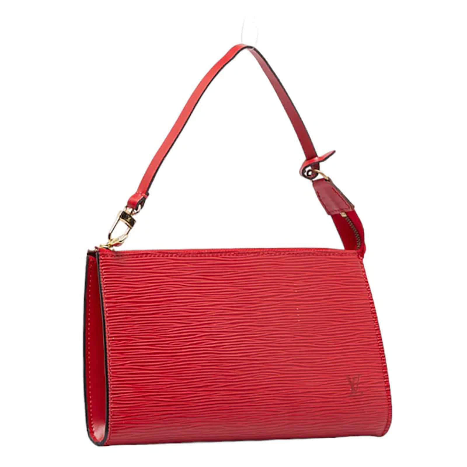 Louis Vuitton Epi Noe Tricolor M44084 Red Leather Pony-style