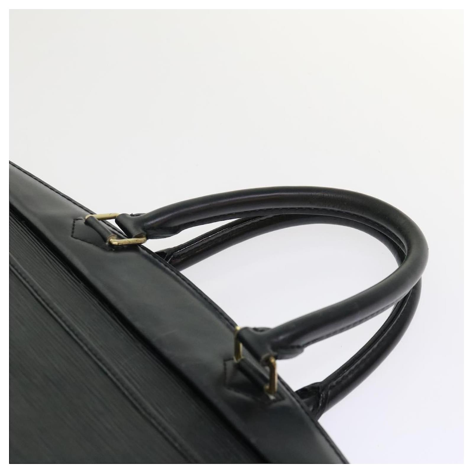 LOUIS VUITTON Epi Riviera Hand Bag Noir M48182 LV Auth ar9085