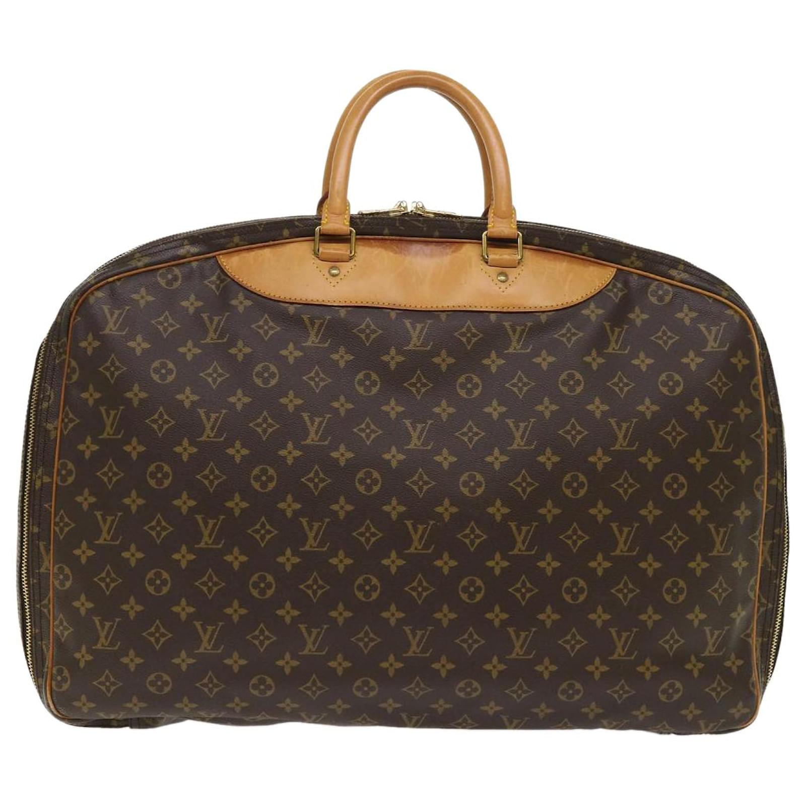 LOUIS VUITTON Monogram Alize 24H Travel Boston Bag M41399 LV Auth