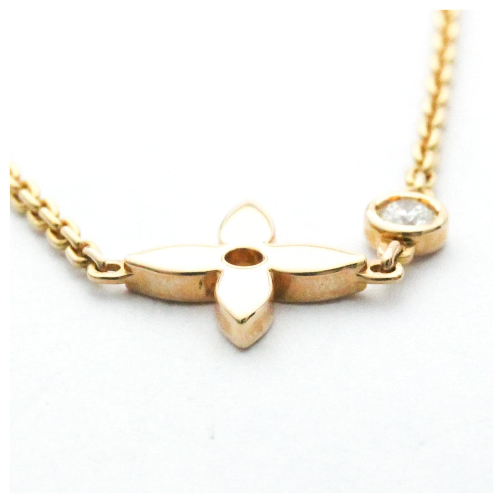 Louis Vuitton Idylle Blossom Necklace in 18K Rose Gold 0.2 CTW