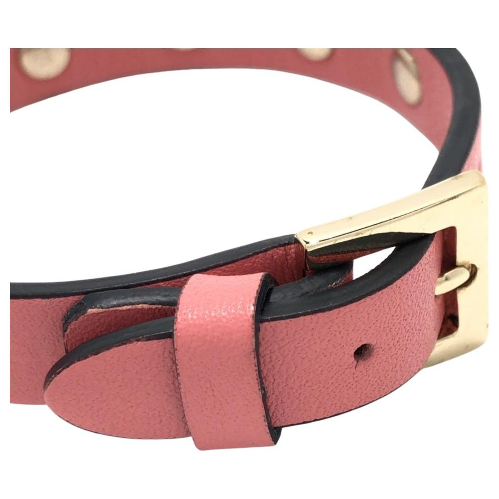 Valentino Garavani Rockstud Pink Leather ref.975264 - Joli Closet