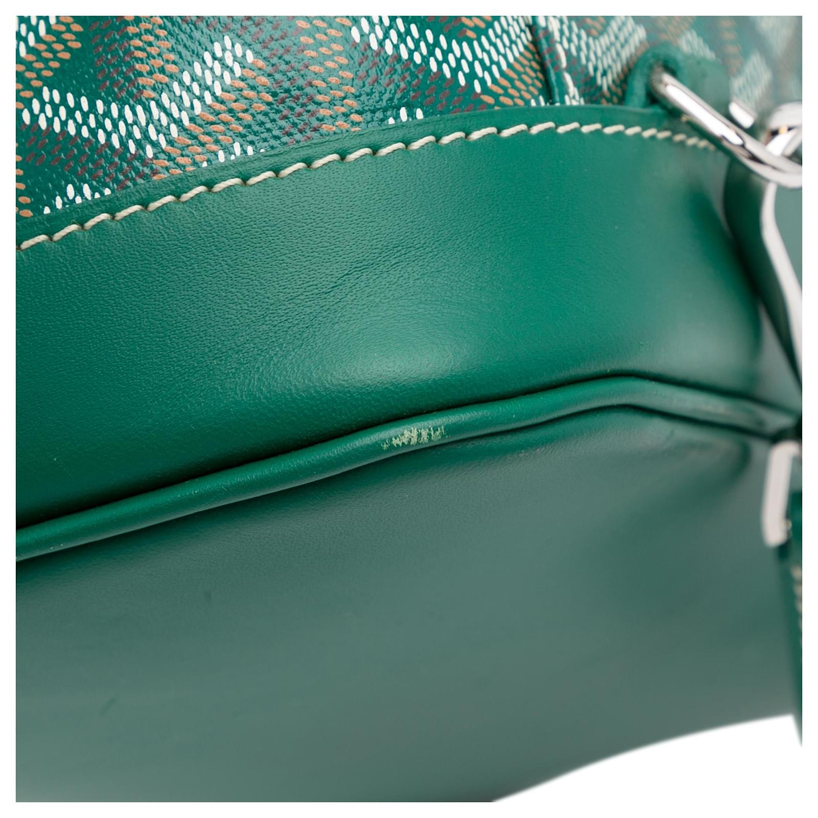 Goyard Green Goyardine Alpin MM Cloth Cloth ref.976362 - Joli Closet