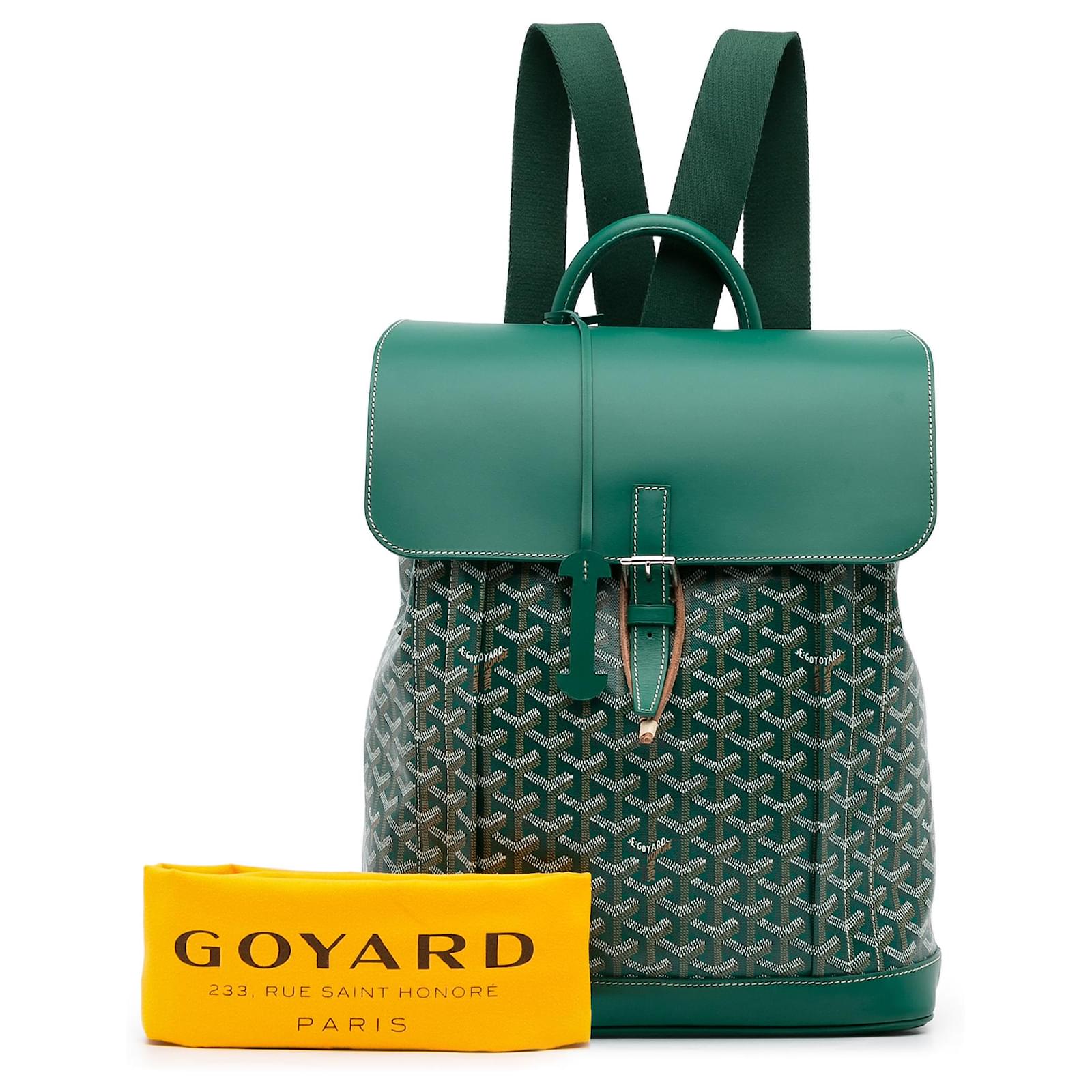 Goyard Alpin Coated Canvas Mini Backpack Burgundy, Fashion