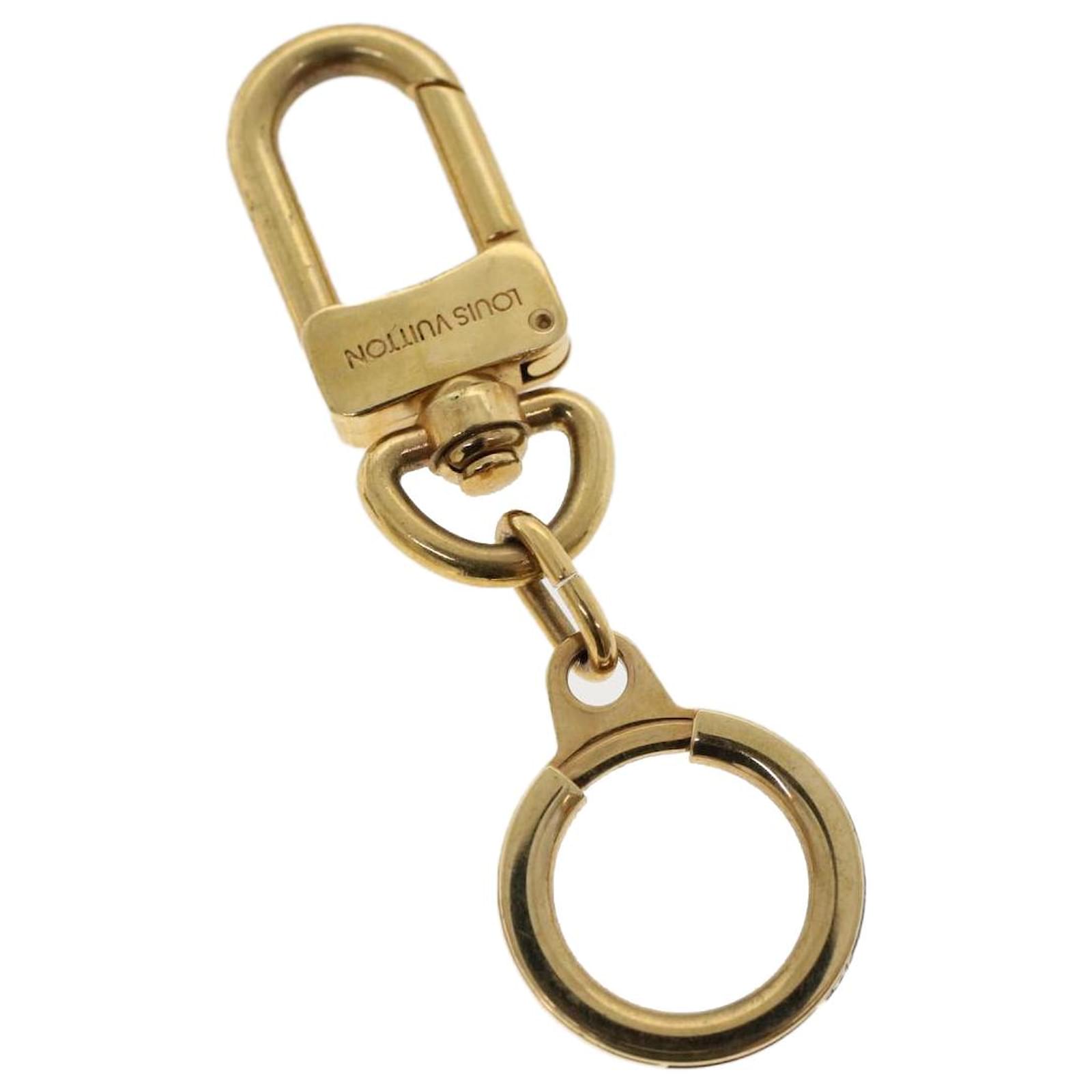 LOUIS VUITTON Anneau Cles Key Holder Metal Gold Tone LV Auth th3779  ref.976636 - Joli Closet