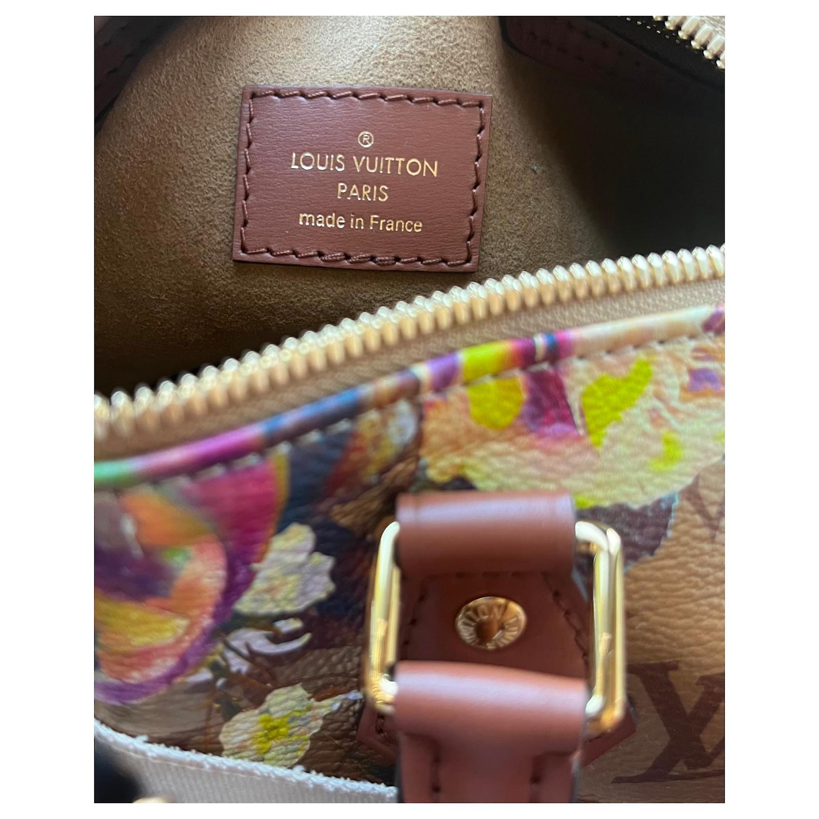 Louis Vuitton Speedy 25 Garden shoulder strap collector New Cloth  ref.956587 - Joli Closet