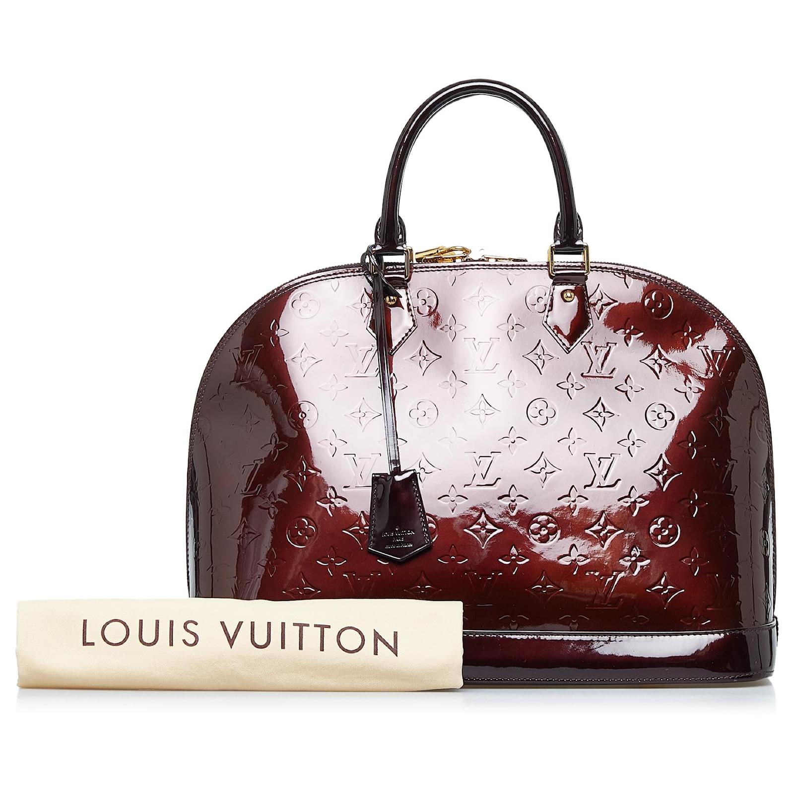 Louis Vuitton Alma Gm Bordeaux Hand