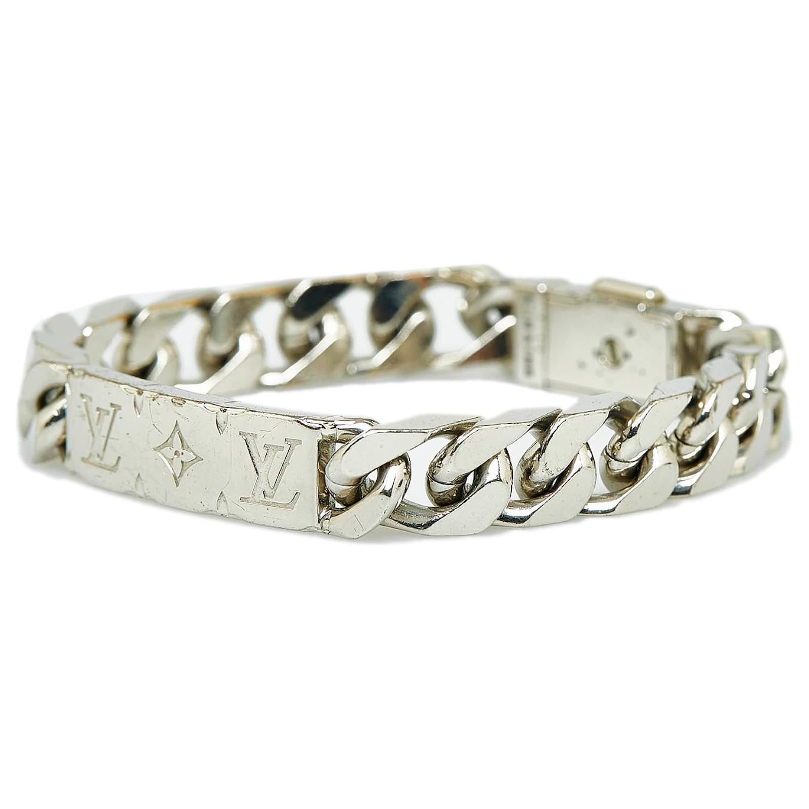 Monogram bracelet Louis Vuitton Silver in Other - 31078881