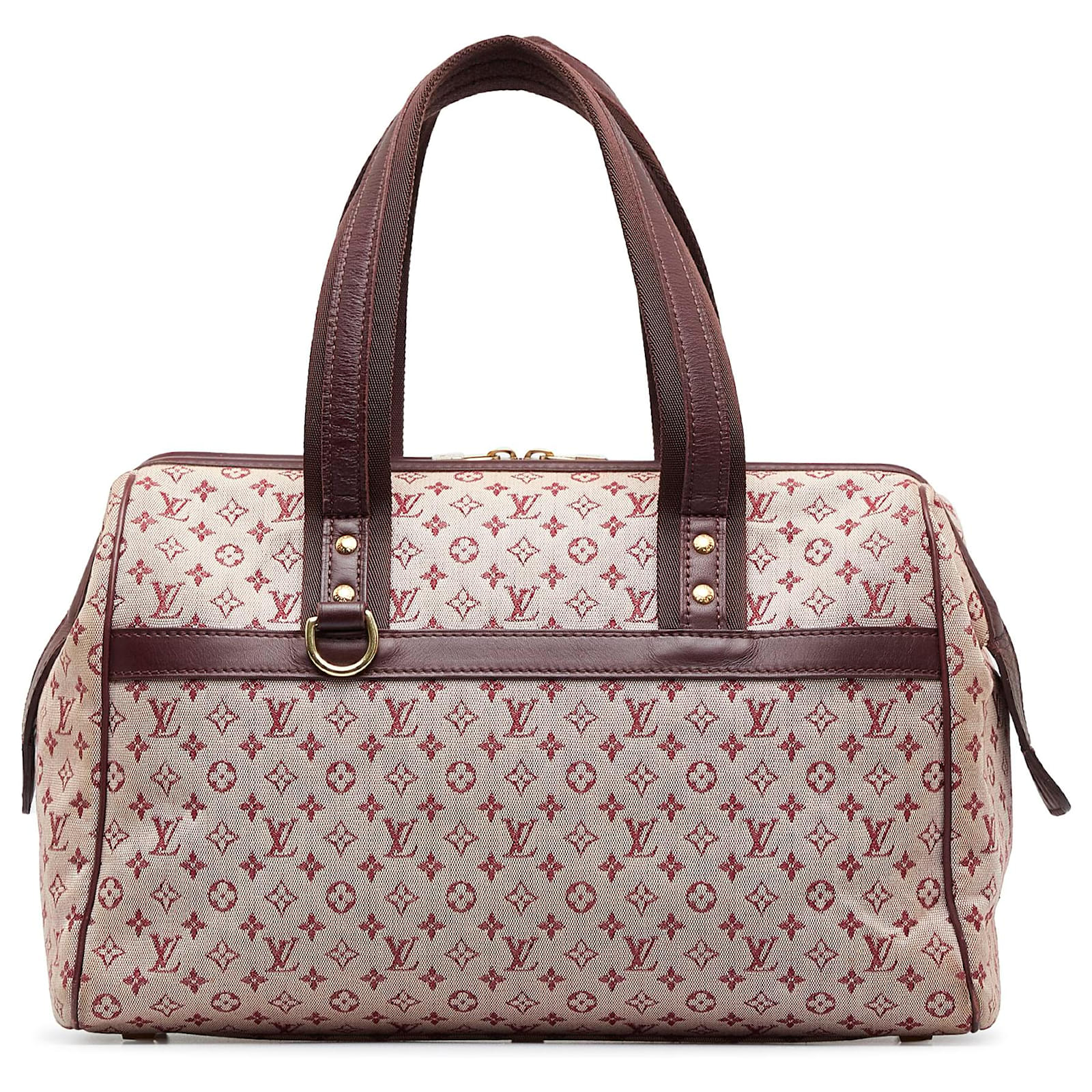 Louis Vuitton Epi Soufflot with Pouch M52223 Brown Leather Pony