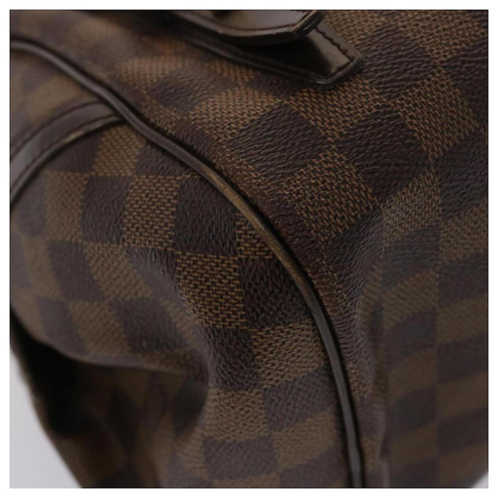 LOUIS VUITTON Damier Ebene Rivington GM Hand Bag N41158 LV Auth