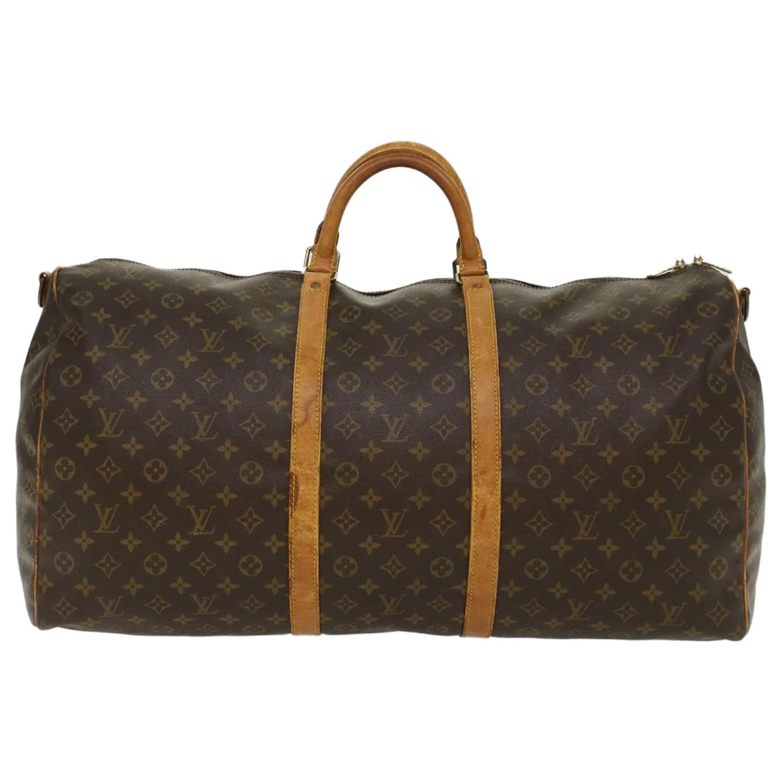 LOUIS VUITTON Keepall Bandouliere 60 Duffel Bag