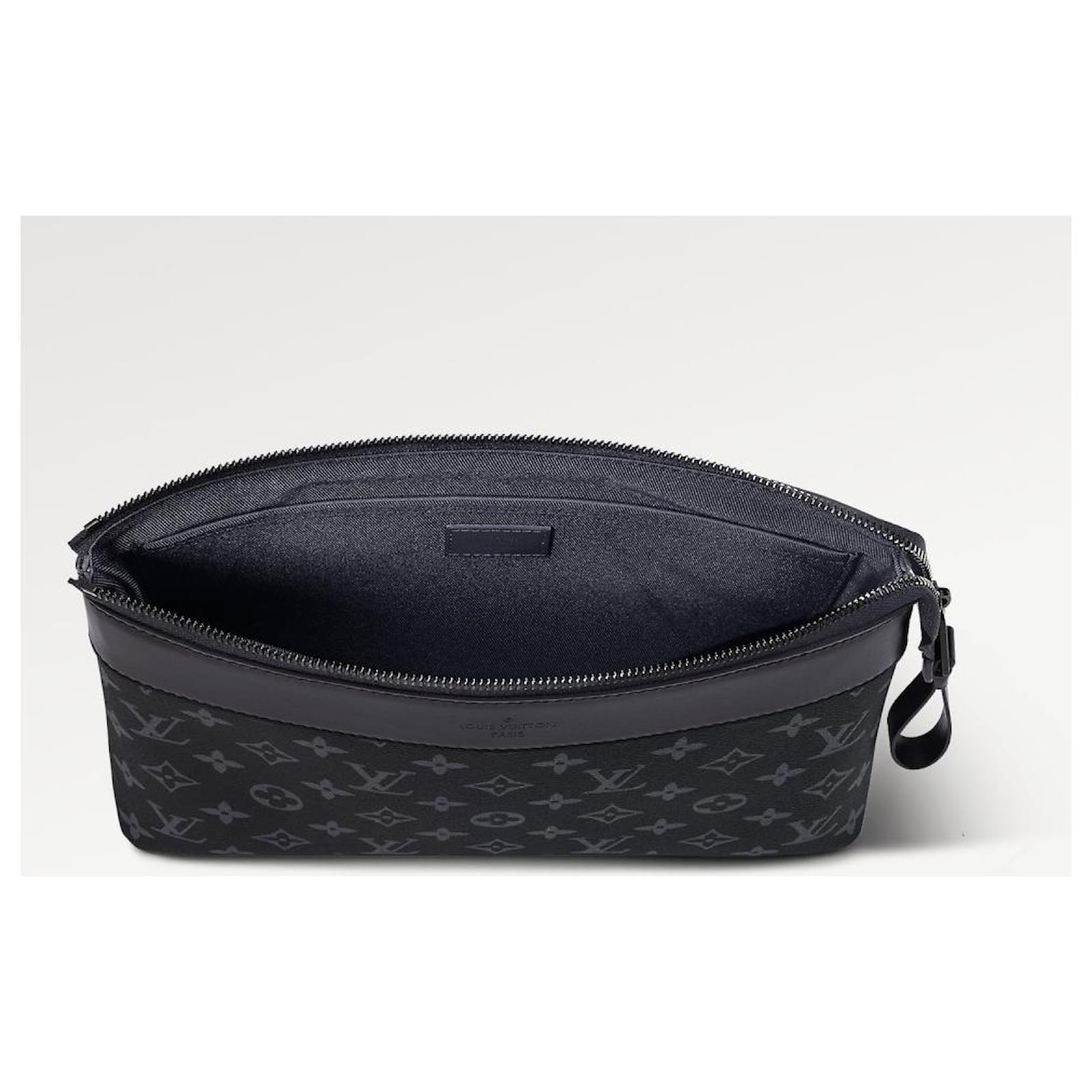Louis Vuitton LV Soft Travel Pouch Black Cloth ref.977574 - Joli