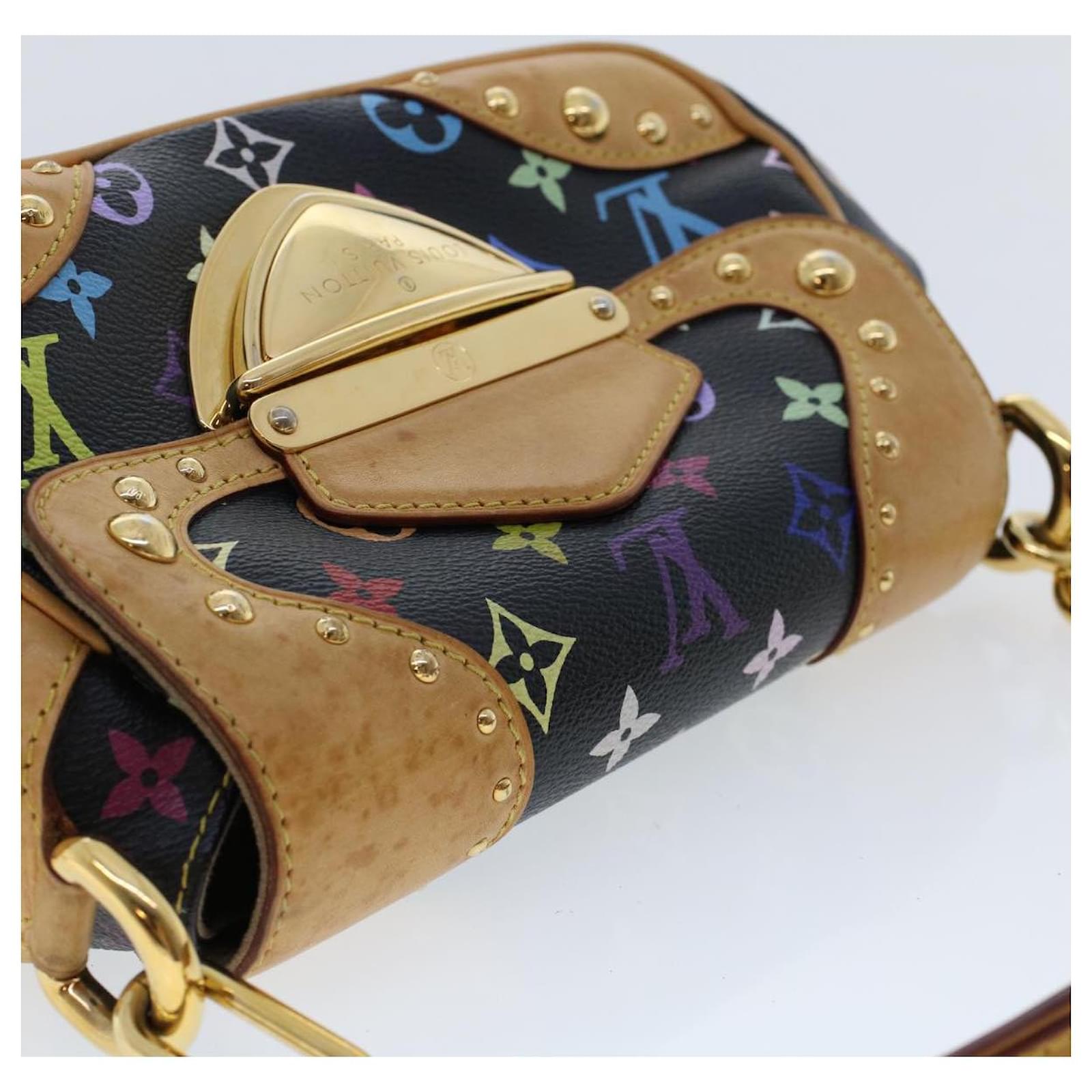 LOUIS VUITTON Monogram Multicolor Marilyn Shoulder Bag Black LV Auth 46978  ref.978353 - Joli Closet