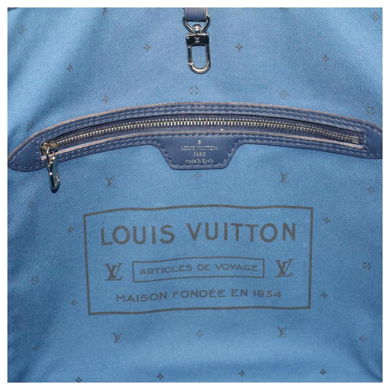 Louis Vuitton LV Escale Neverfull MM Blue M45128