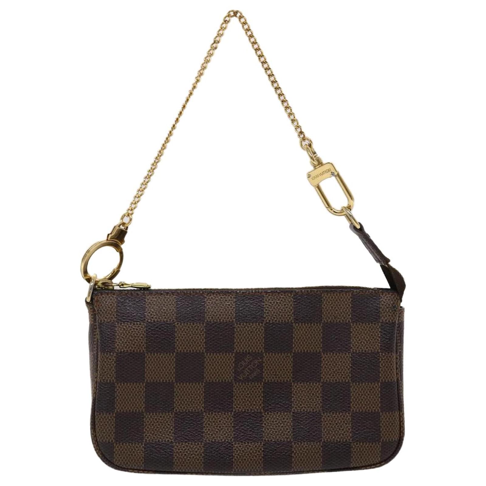 LOUIS VUITTON Damier Azur Mini Pochette Accessoires AccessoryPouch