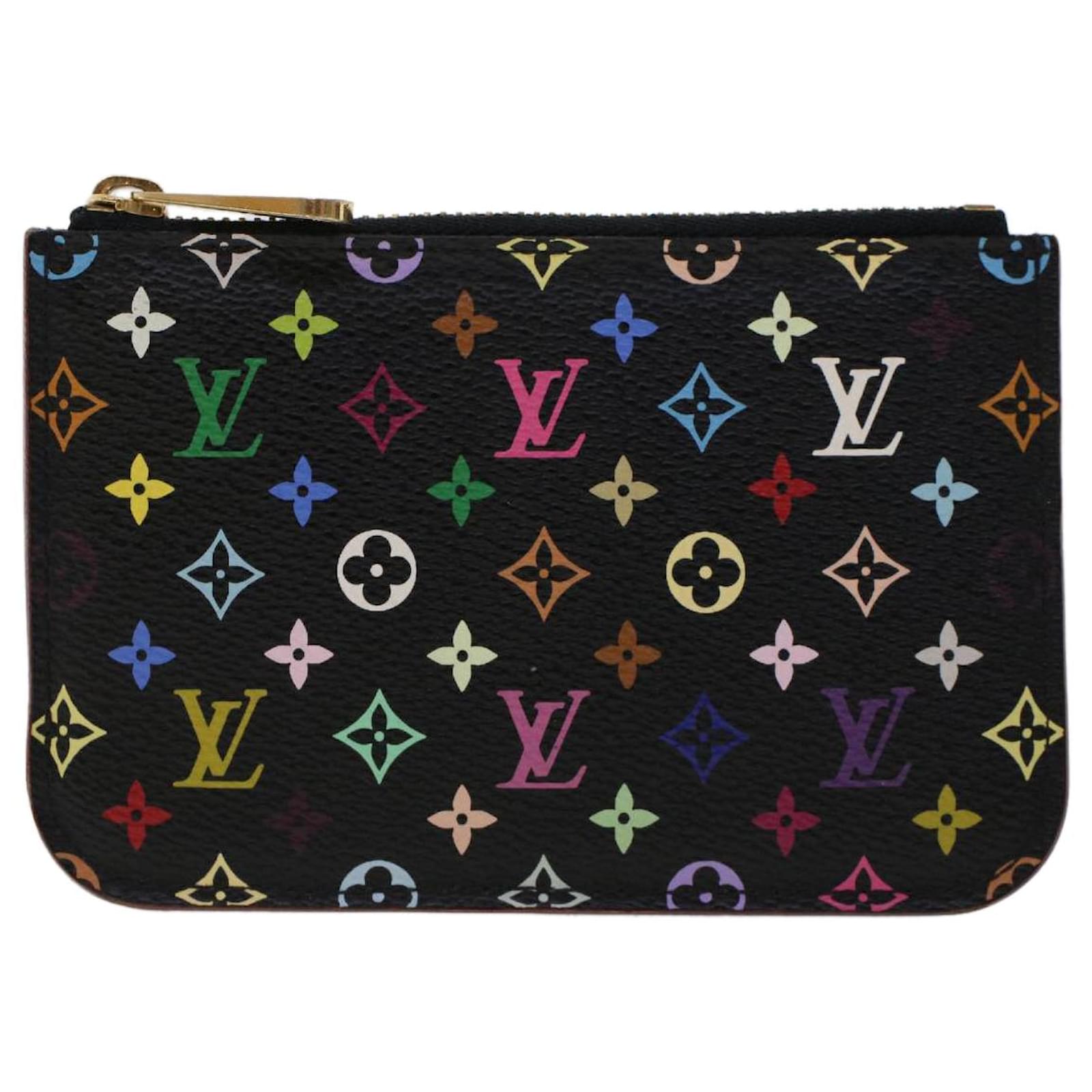 Auth Louis Vuitton Monogram Multicolore Pochette Cle M92655 Coin Purse/coin  Case