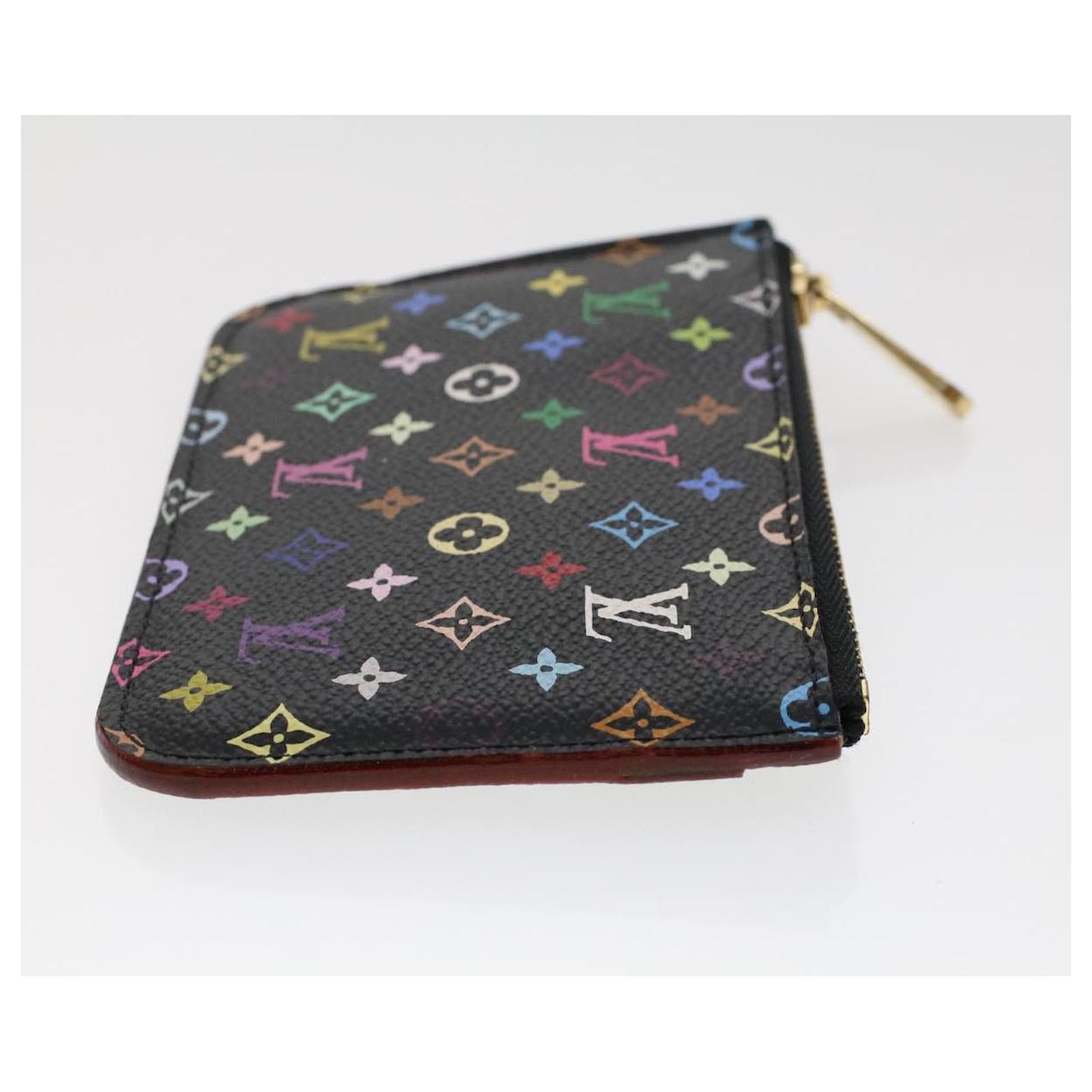 Auth Louis Vuitton Monogram Multicolore Pochette Cle M92655 Coin Purse/coin  Case