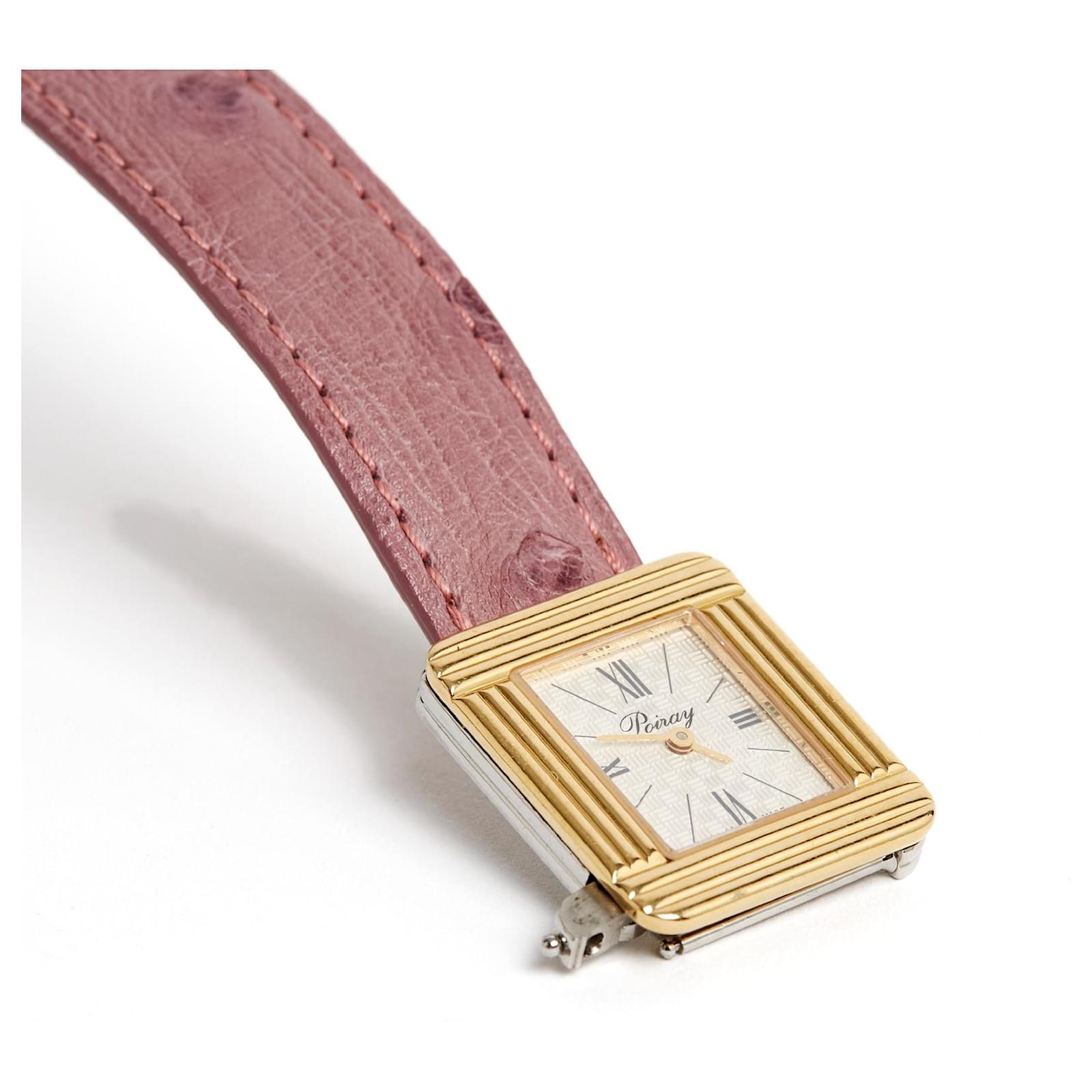 Poiray Ma Premi re Steel Gold New strap Golden Yellow gold ref