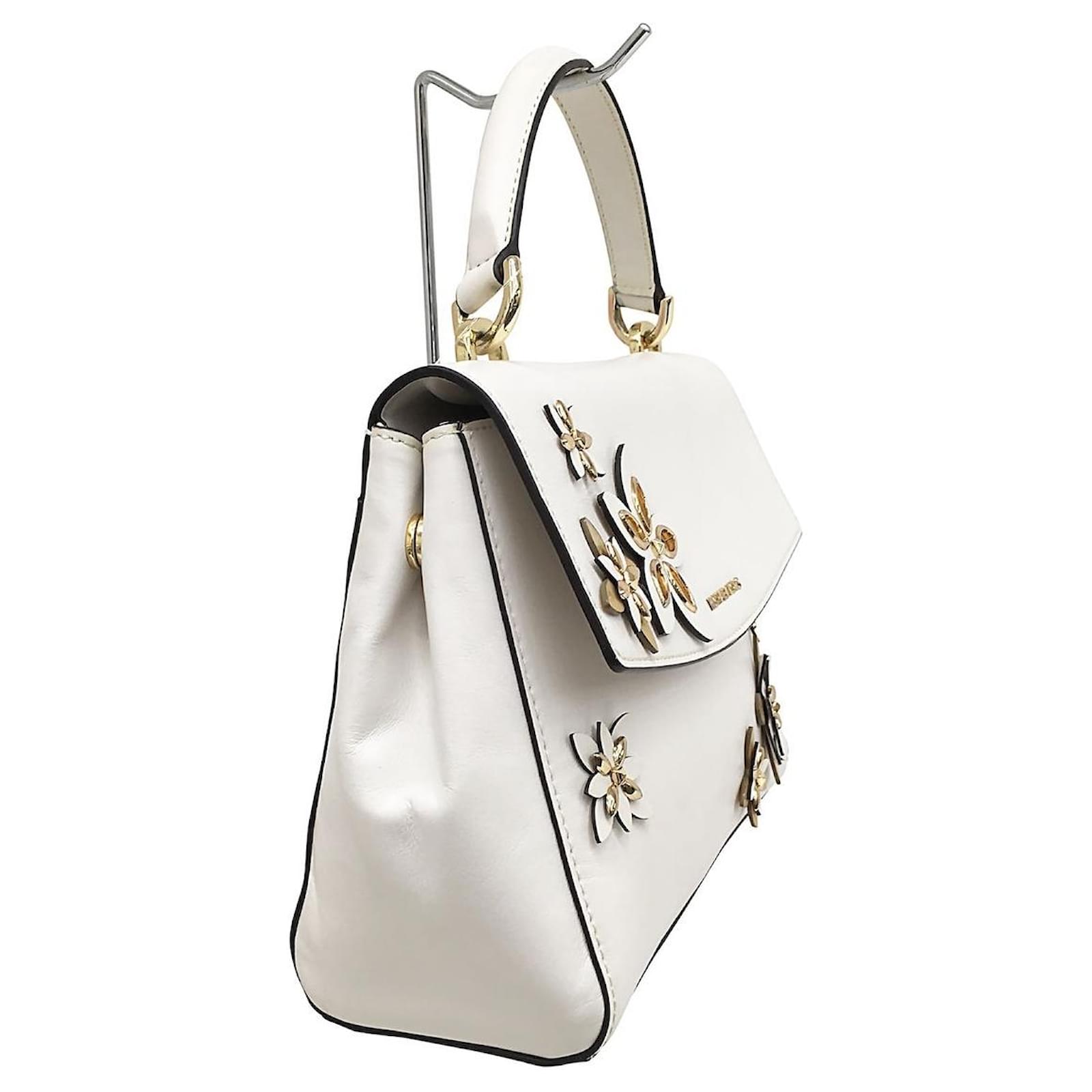 Michael Kors Ava White Leather Joli Closet
