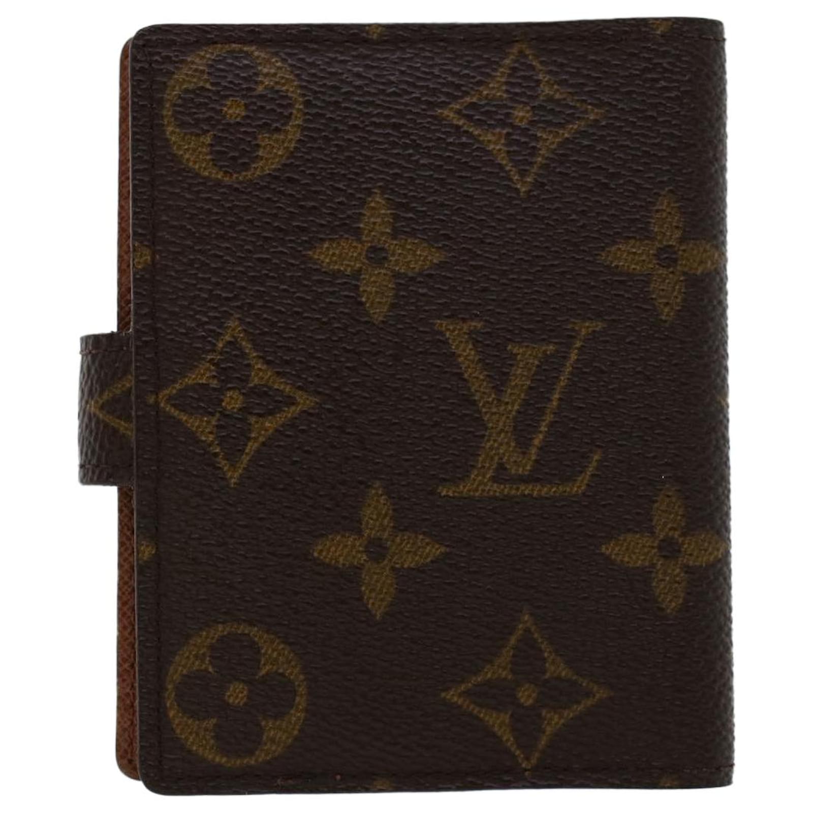 Louis Vuitton Couverture Agenda De Bureau Brown Canvas Wallet (Pre-Own