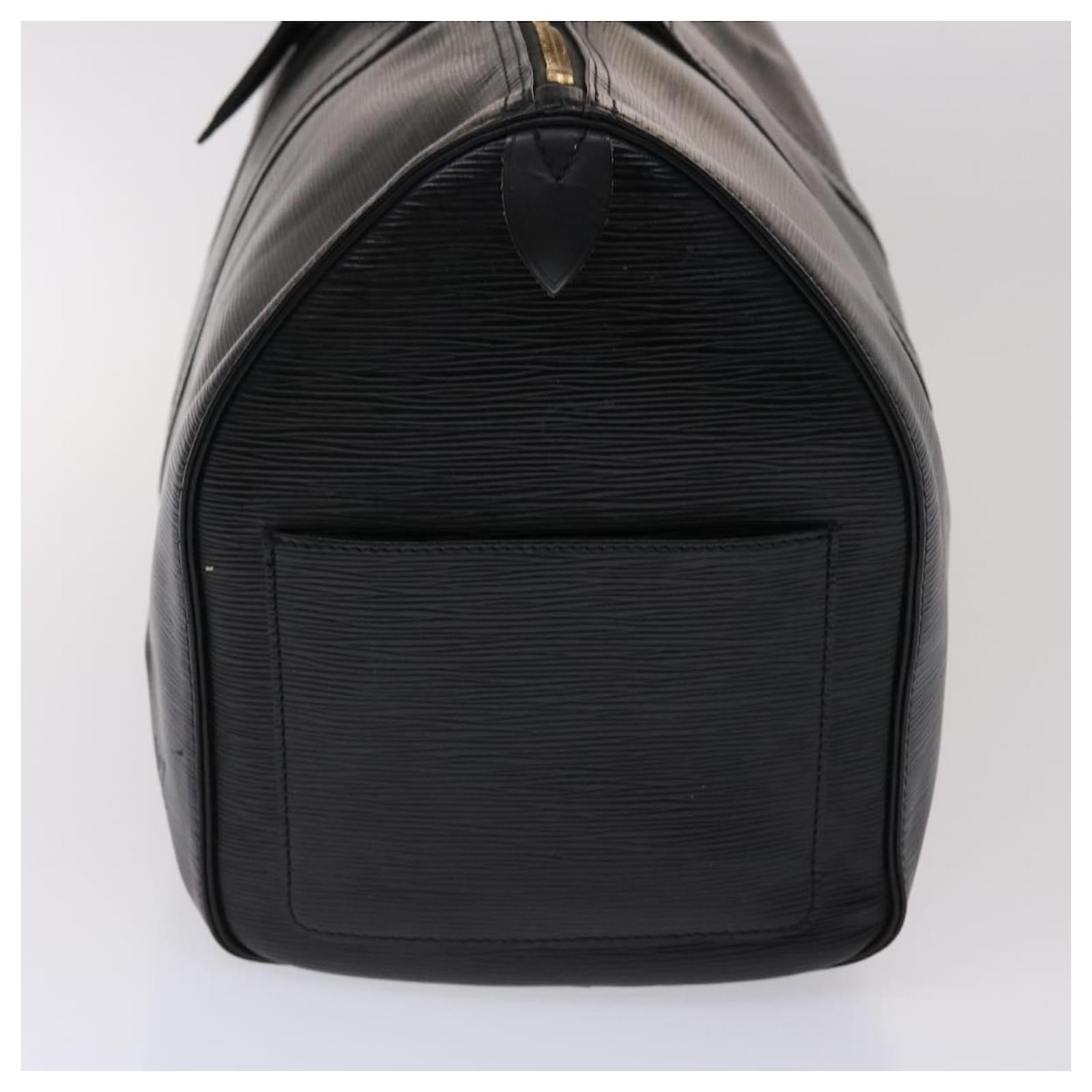 Louis Vuitton Epi Keepall 45 Boston Bag Noir Black M42972 LV Auth