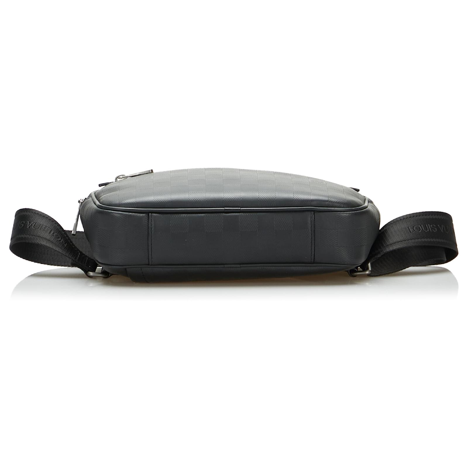 PRELOVED Louis Vuitton Ambler Black Damier Infini Leather Bag FO3186