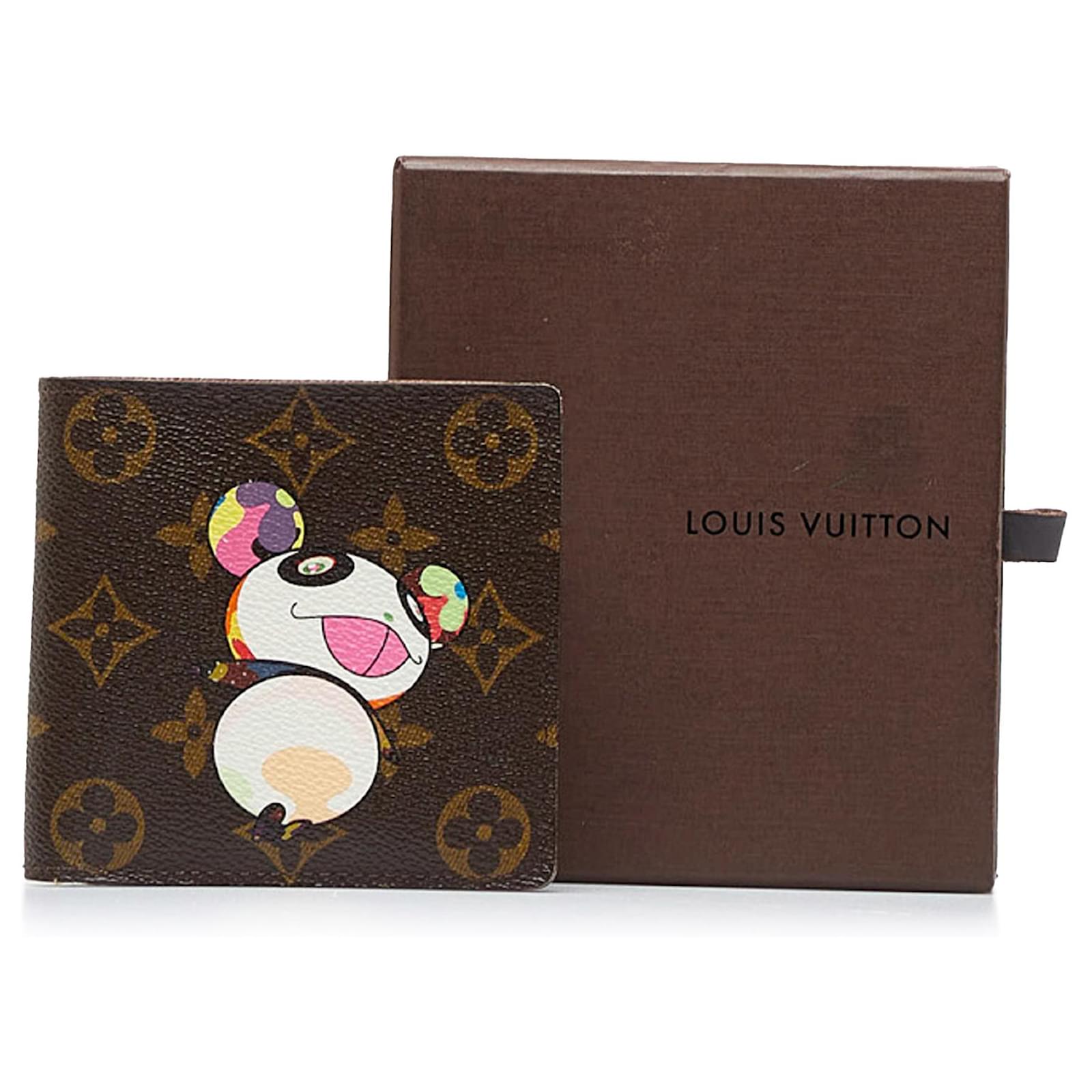 Louis Vuitton Brown Monogram Murakami Panda Wallet Cloth ref.980012 - Joli  Closet