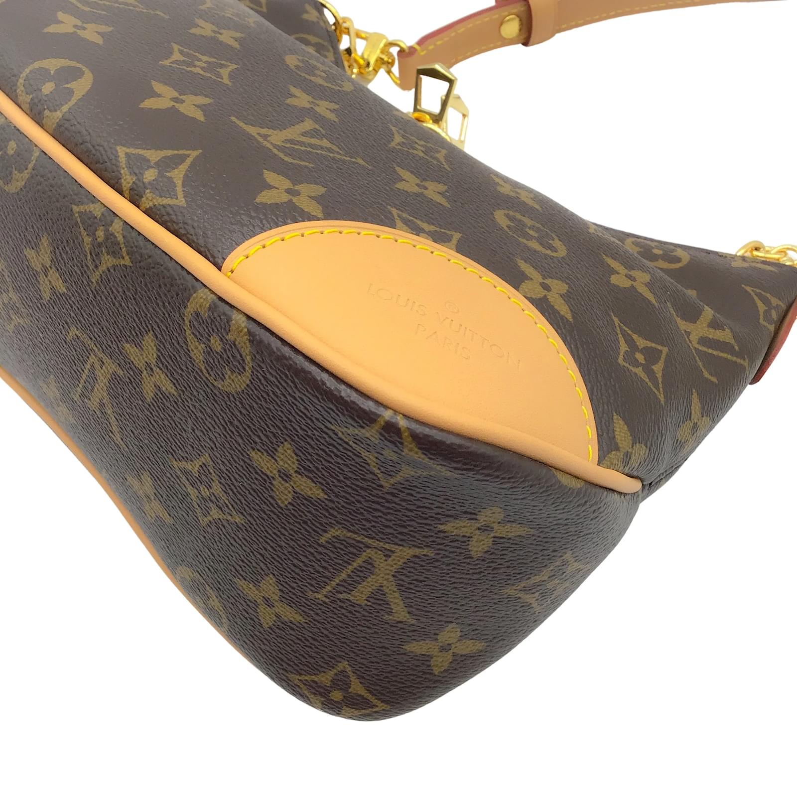 Louis Vuitton Monogram Bologne Shoulder Bag Brown Leather ref