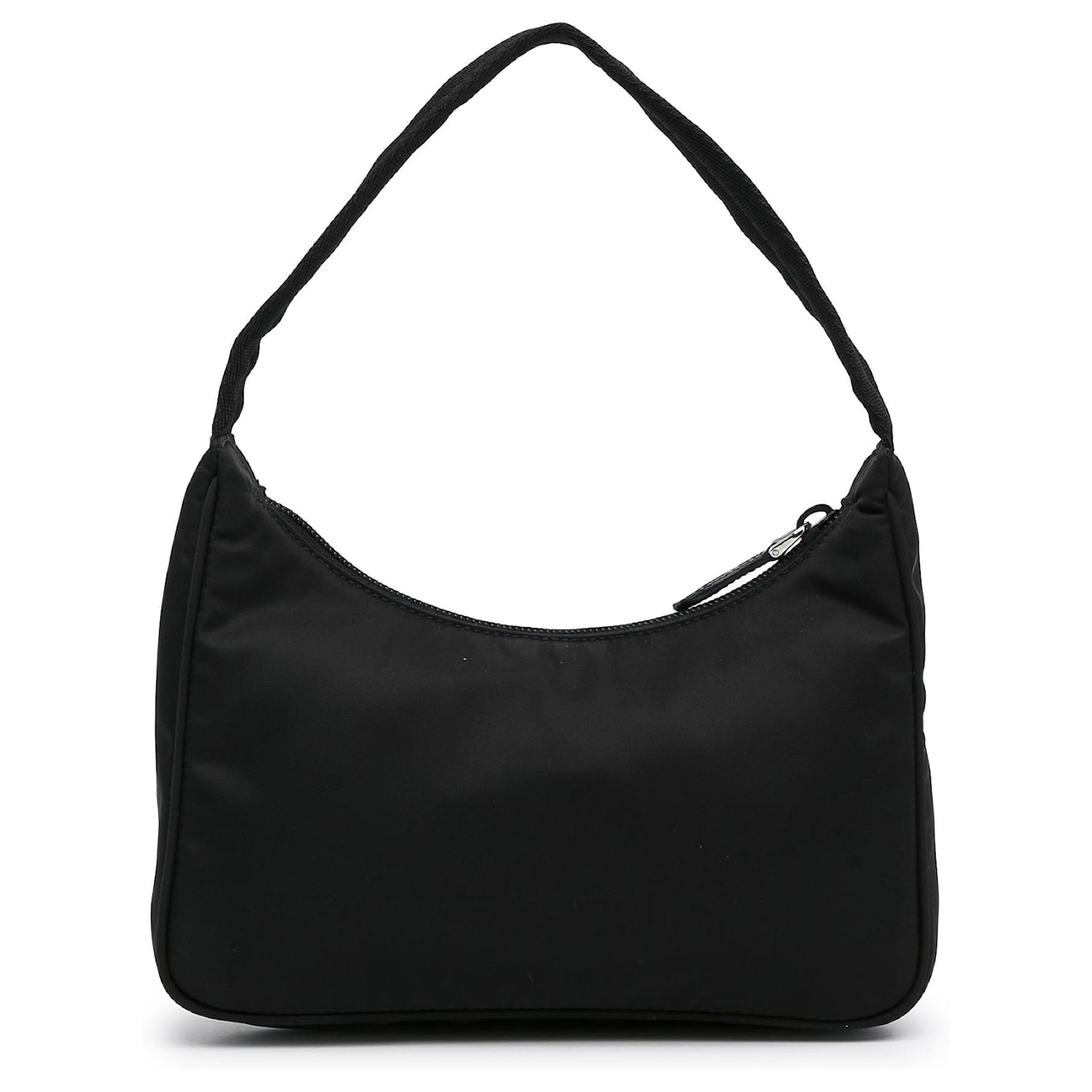 Riedizione Prada Tessuto Nero 2000 bastone Nylon Panno ref.981042 - Joli  Closet