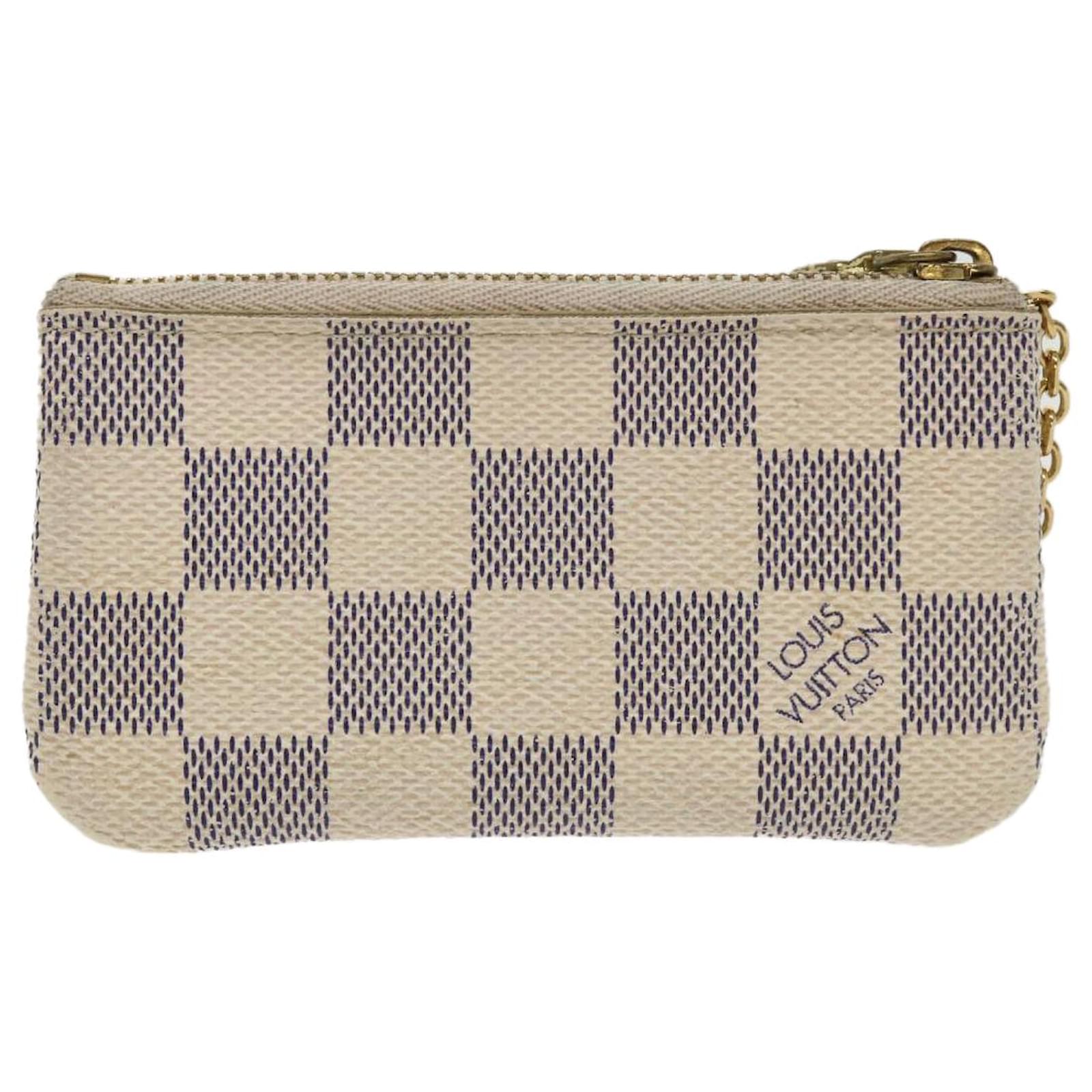 Louis Vuitton Damier Azur Pochette Cles Key and Change Holder