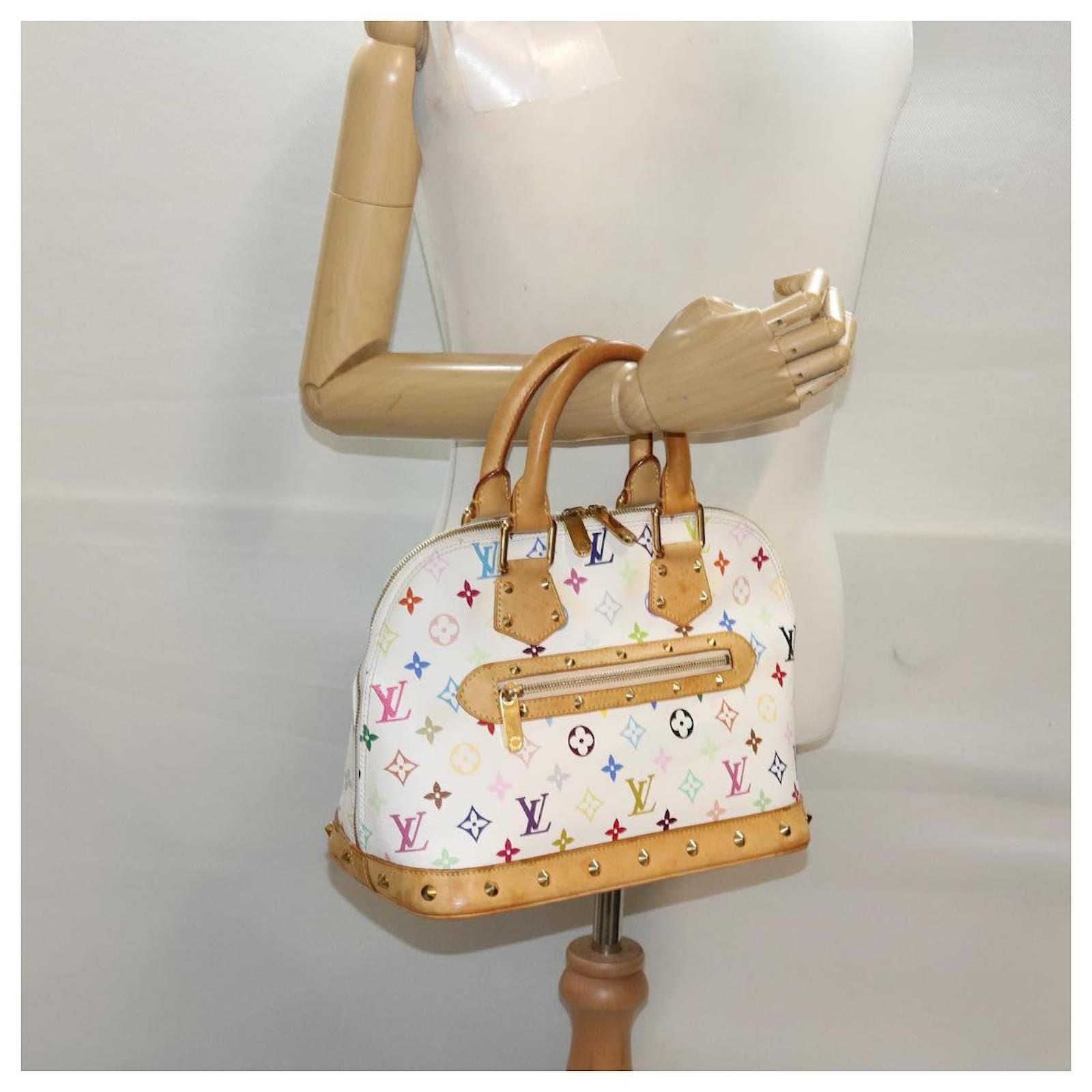 LOUIS VUITTON Monogram Multicolor Alma Hand Bag White M92647 LV Auth yk7628  ref.981131 - Joli Closet