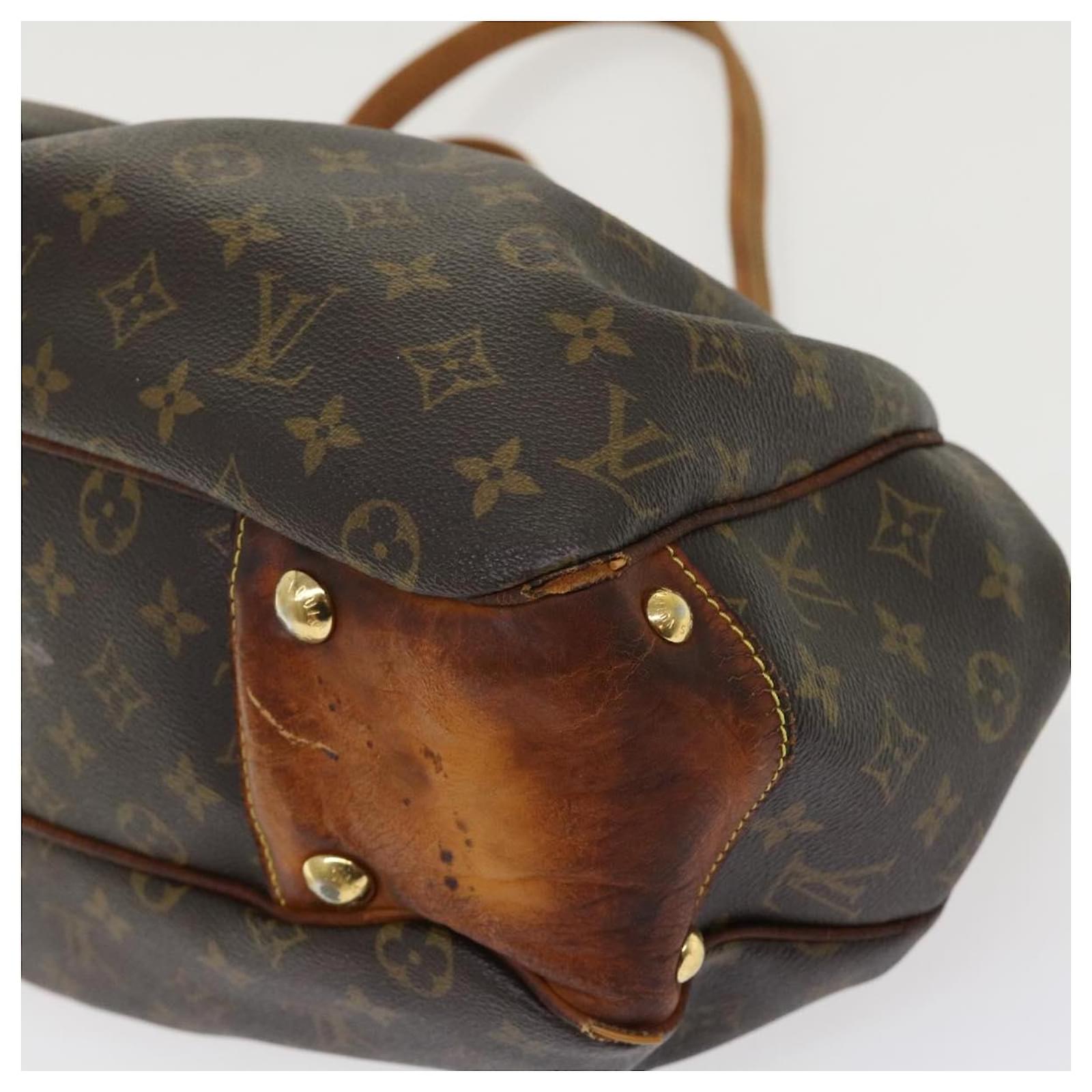 Auth LOUIS VUITTON Monogram Boetie PM M45715 LV Hand Bag Brown